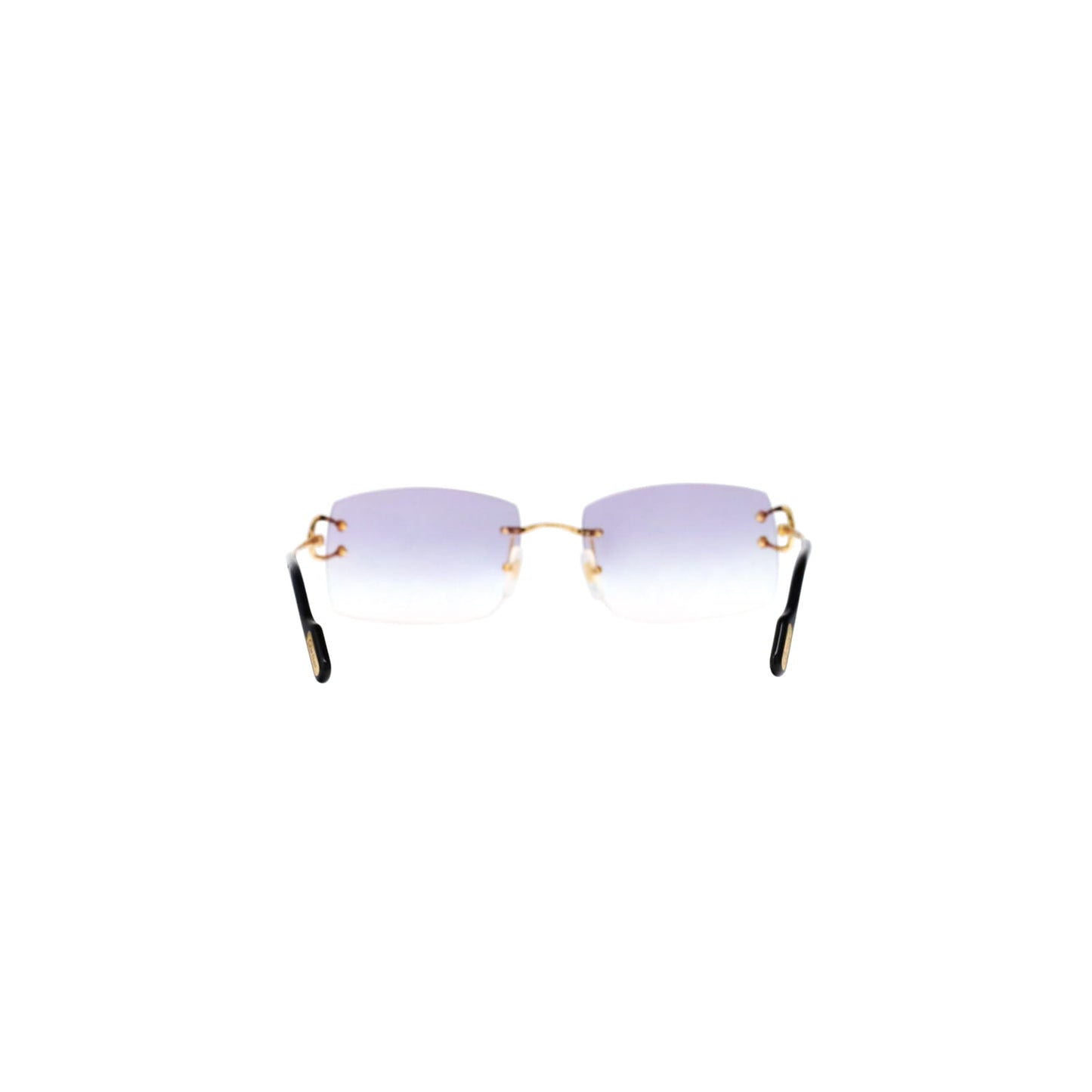 Cartier Custom Vintage Double C Brooklyn Sunglasses Gold by MEG