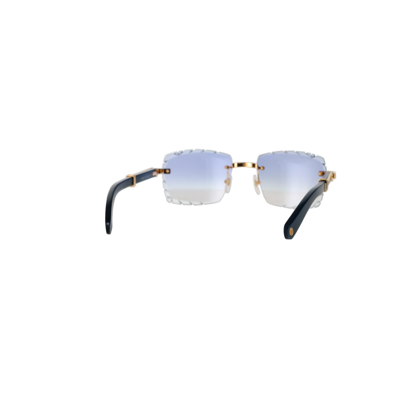 CT0485O Cartier Custom Première Blue Wood Sunglasses by MEG