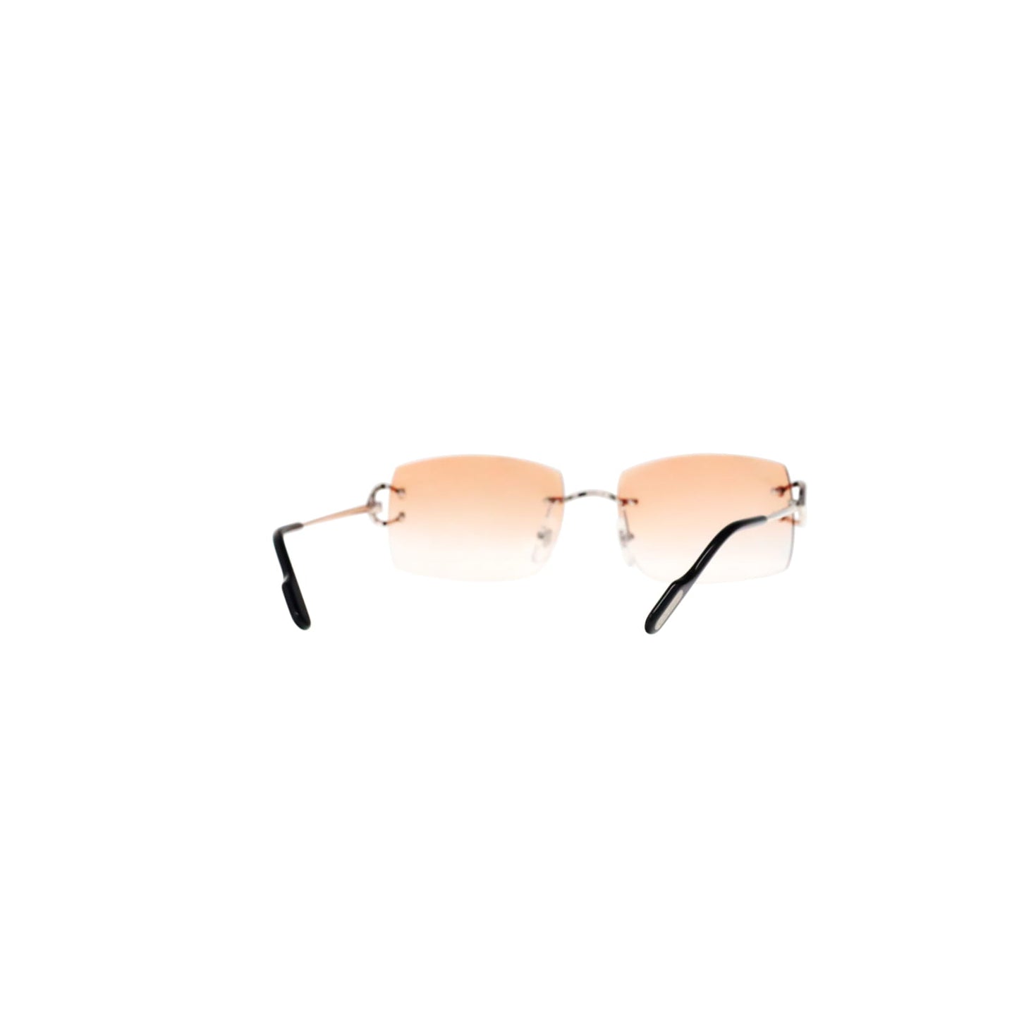 Cartier Custom Vintage Double C Brooklyn Platinum Sunglasses by MEG