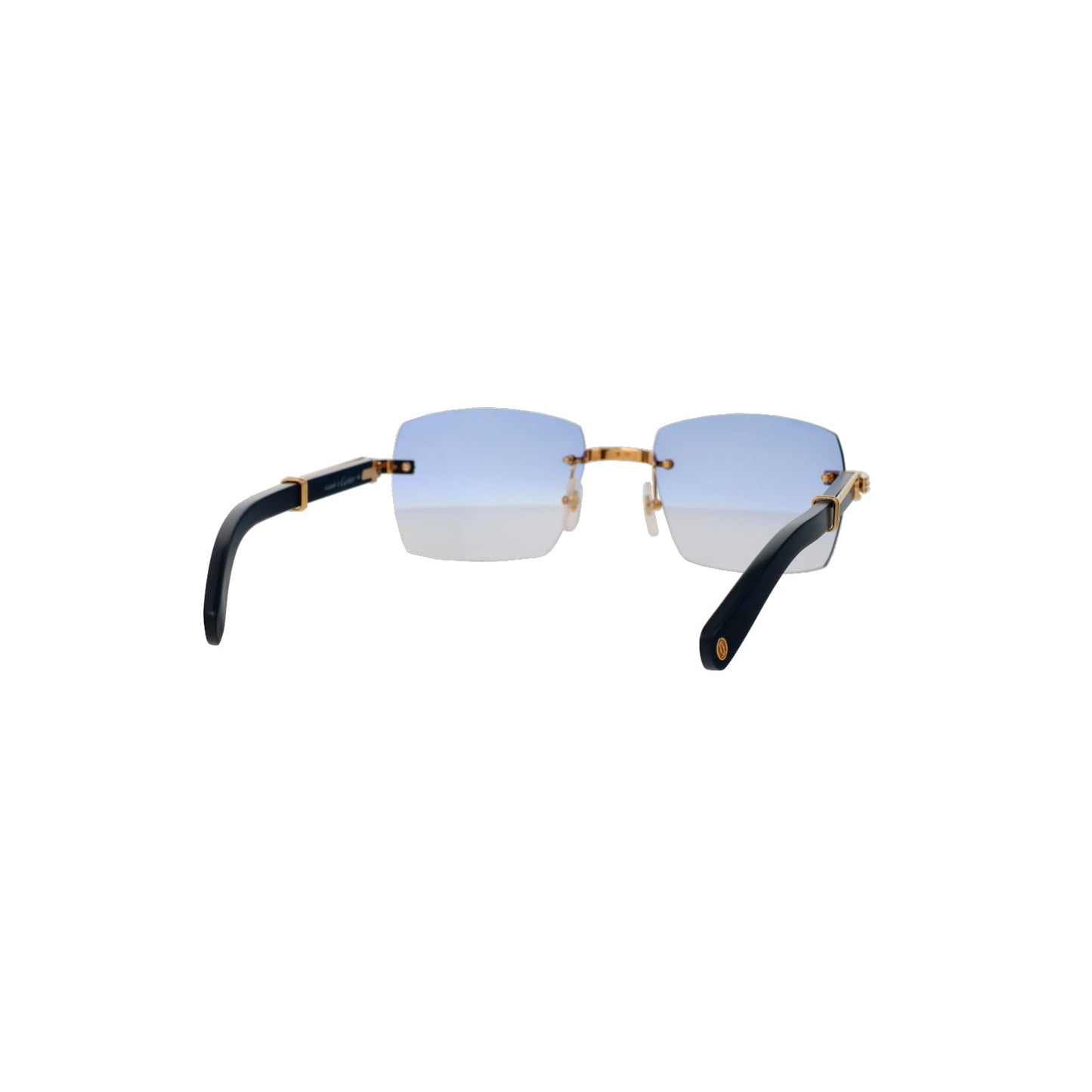 CT0485O Cartier Custom Première Blue Wood Sunglasses by MEG