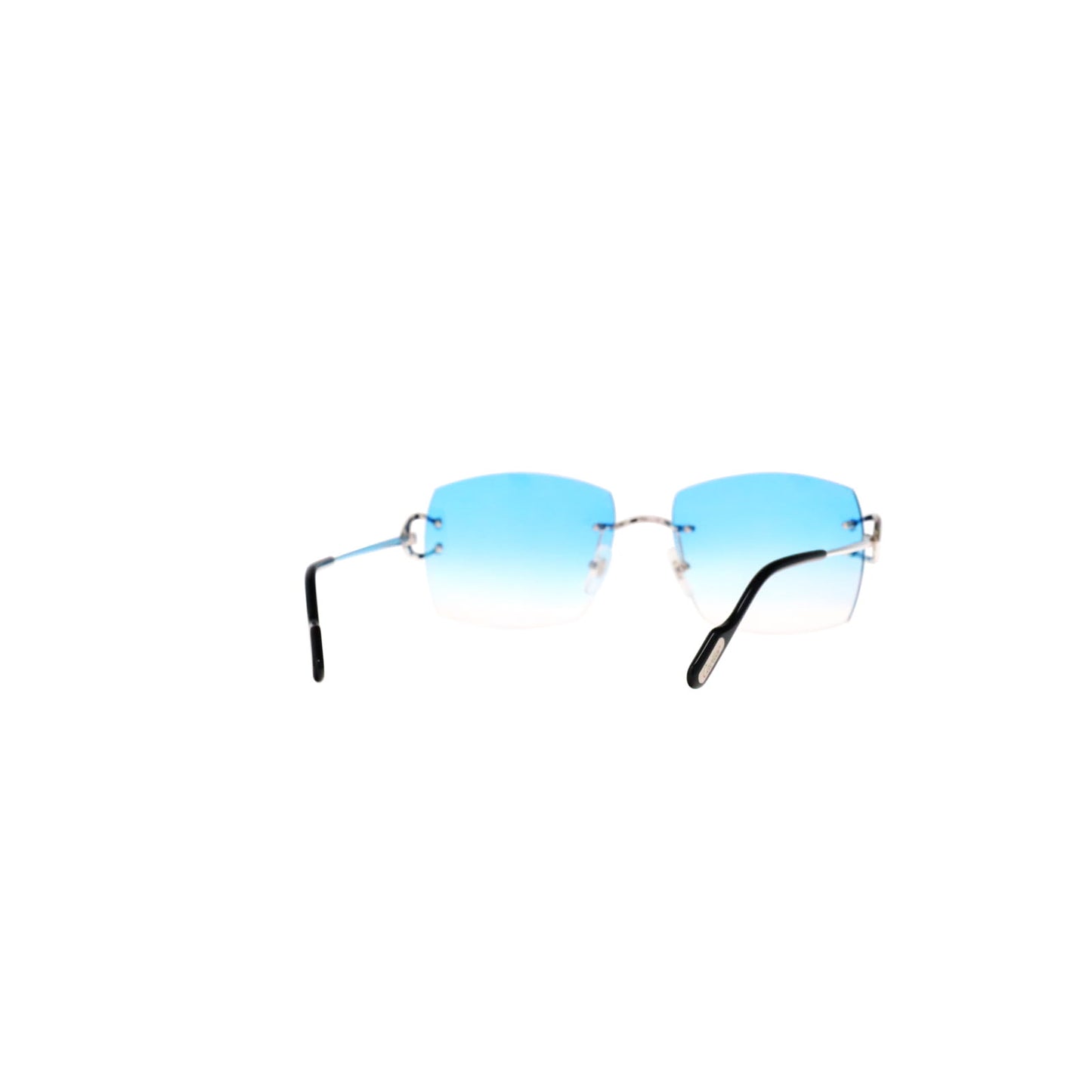 Cartier Custom Vintage Double C Mykonos Platinum Sunglasses by MEG
