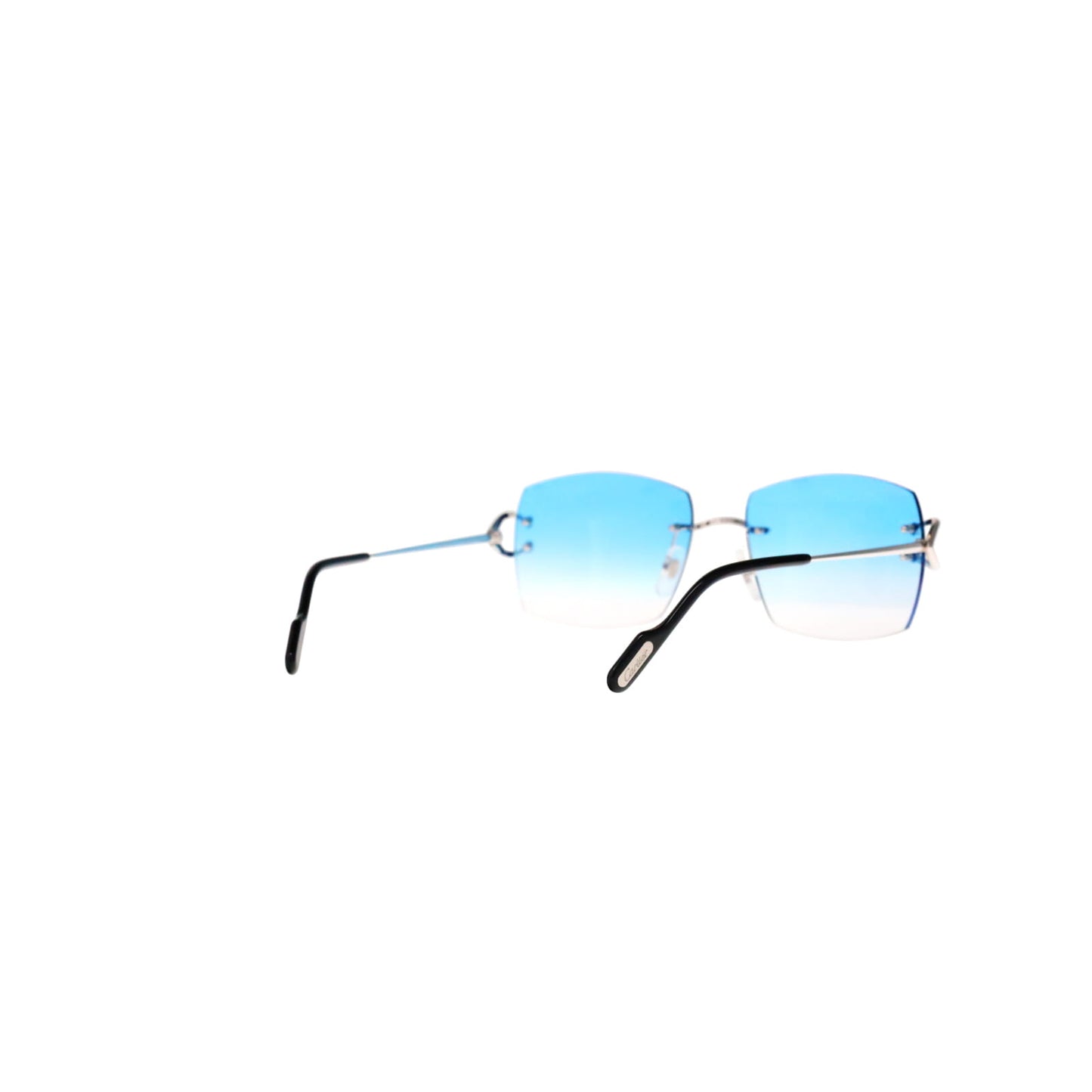 Cartier Custom Vintage Double C Mykonos Platinum Sunglasses by MEG