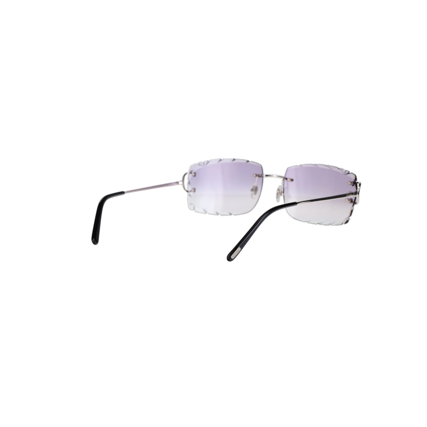 Cartier Custom Double C Diamond Cut Brooklyn Platinum Sunglasses by MEG