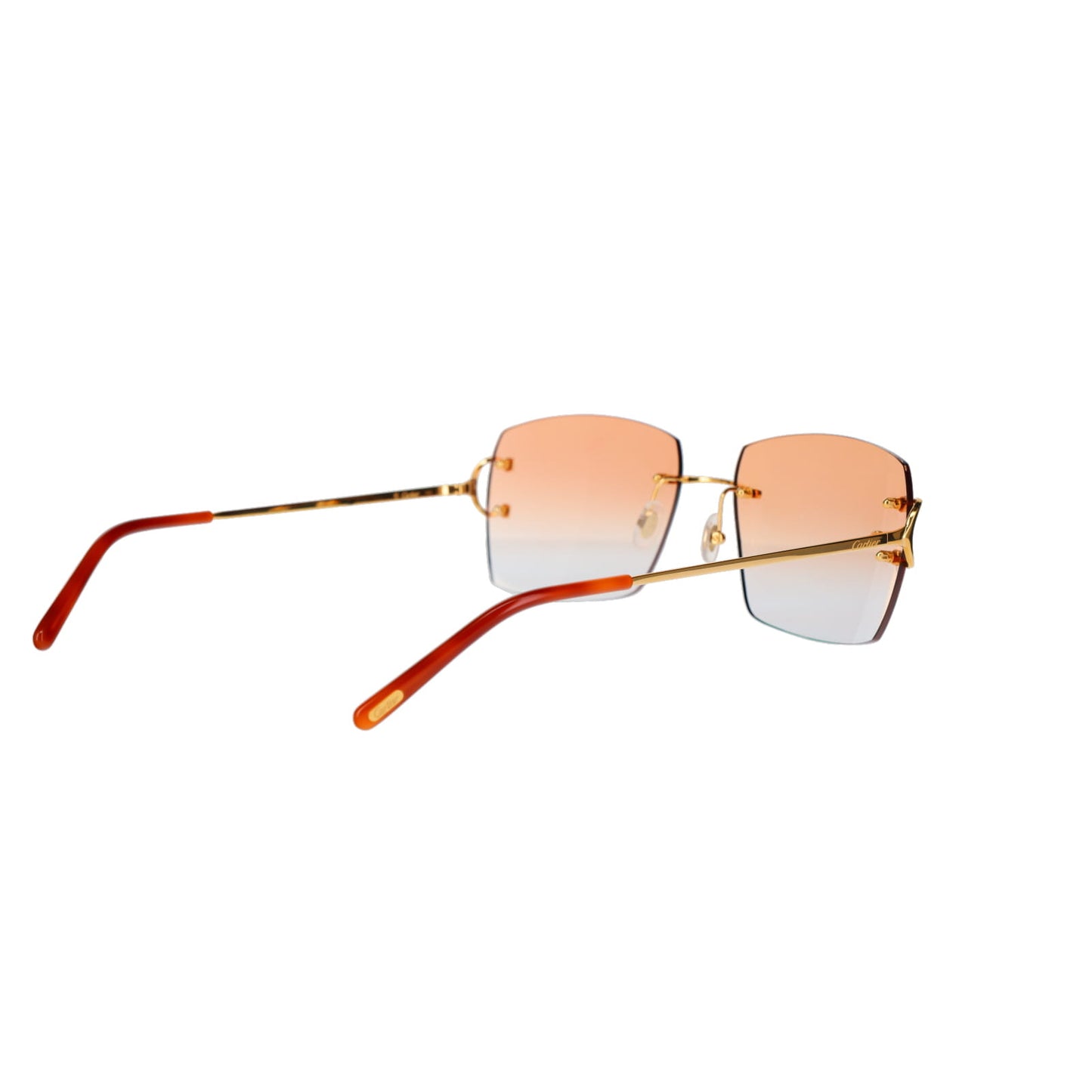 Cartier Custom Double C Mykonos Gold Sunglasses by MEG