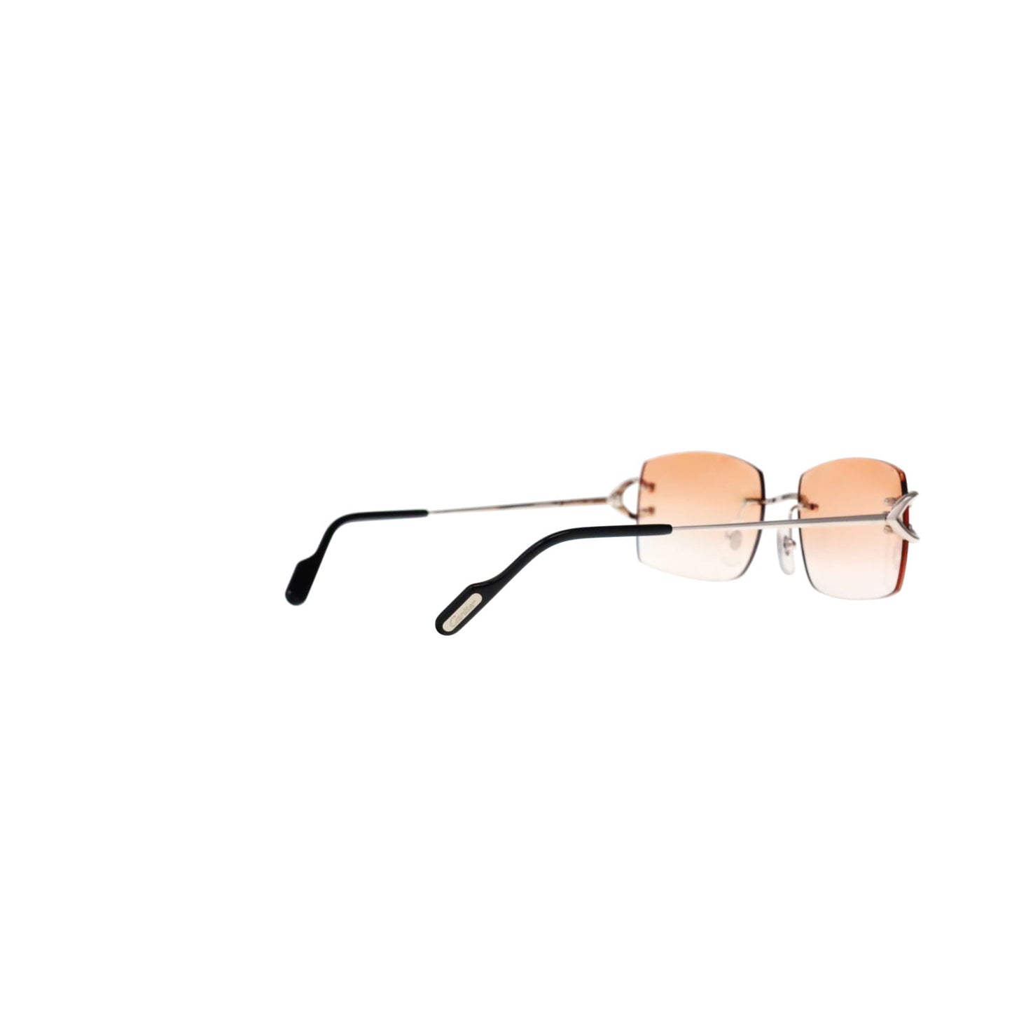 Cartier Custom Vintage Double C Brooklyn Platinum Sunglasses by MEG