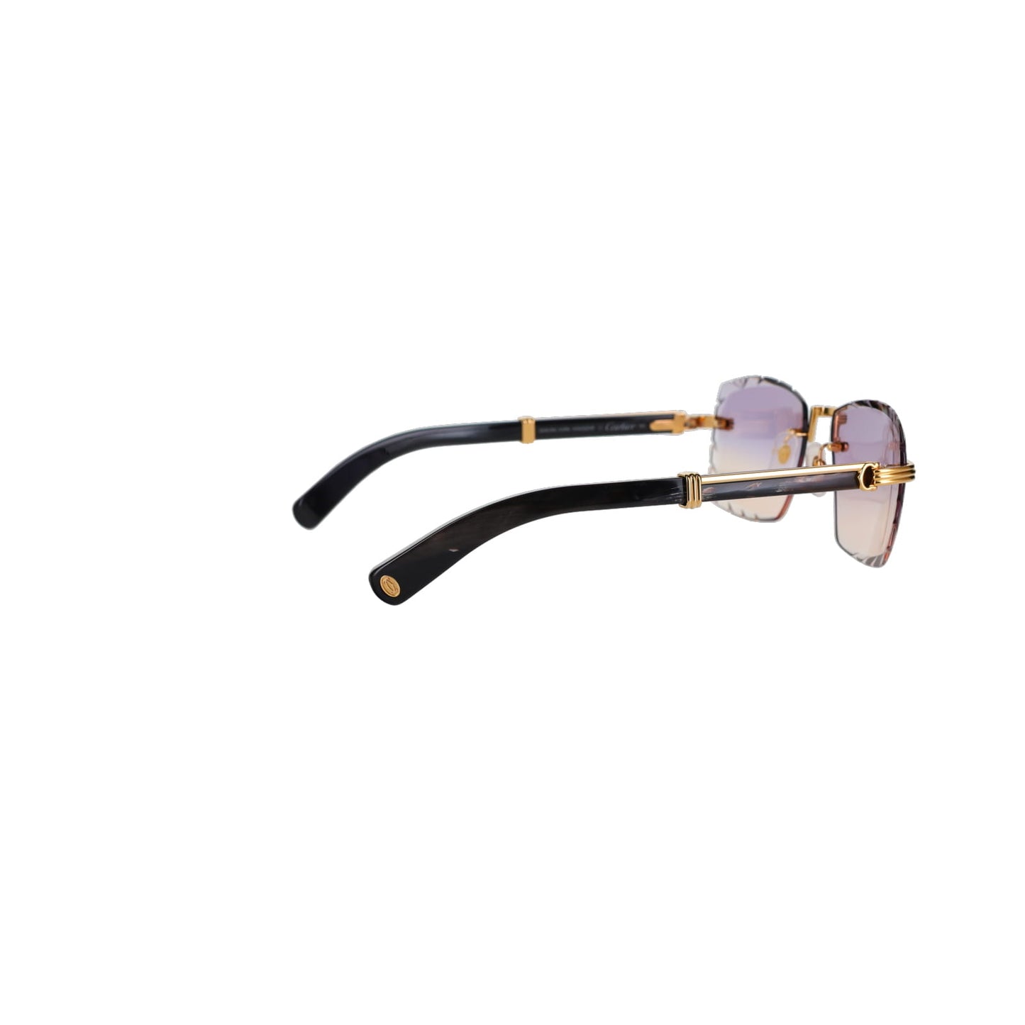 Cartier Custom Première de Cartier Black Sunglasses by MEG