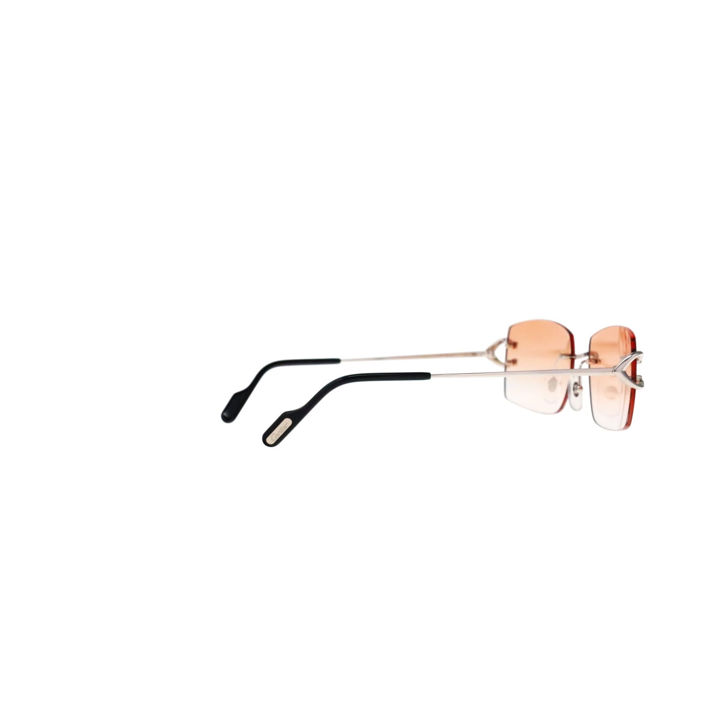 Cartier Custom Vintage Double C Brooklyn Platinum Sunglasses by MEG