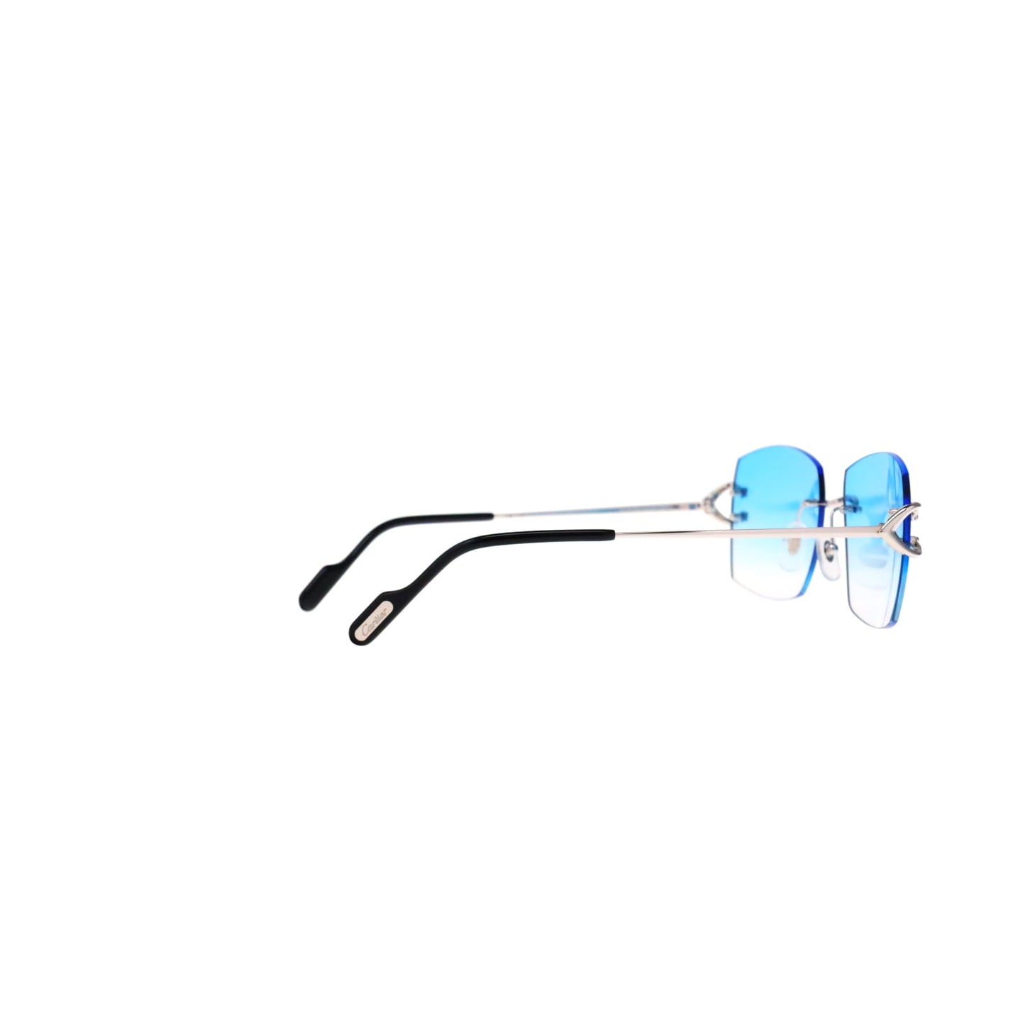 Cartier Custom Vintage Double C Mykonos Platinum Sunglasses by MEG