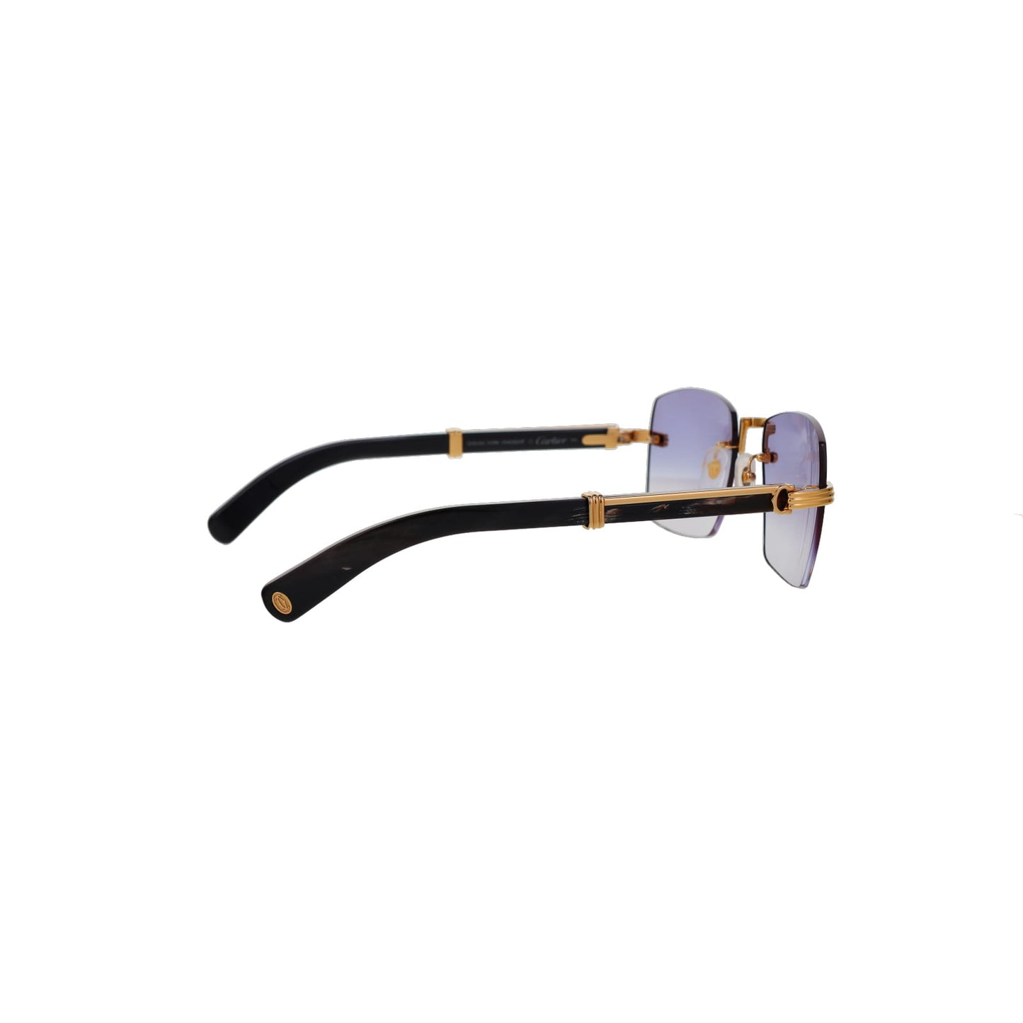 Cartier Custom Première de Cartier Black Sunglasses by MEG