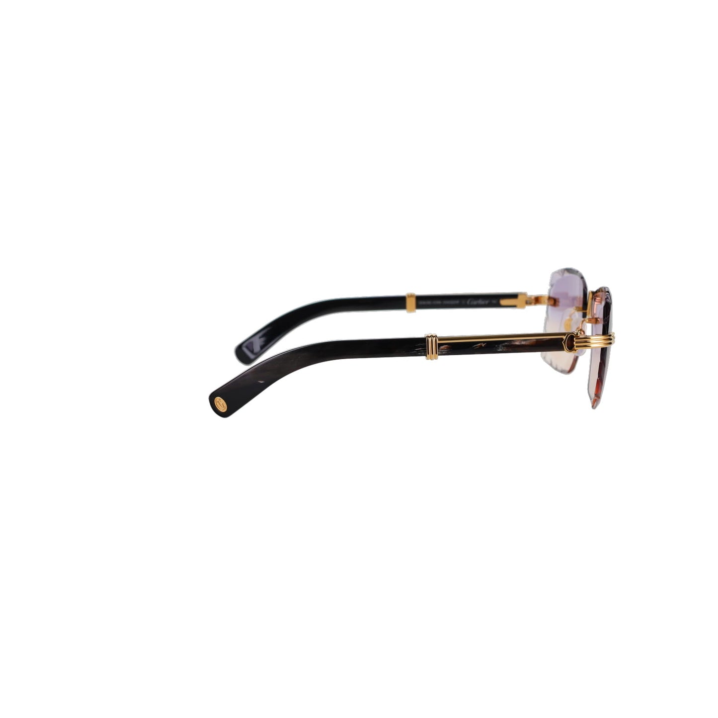 Cartier Custom Première de Cartier Black Sunglasses by MEG