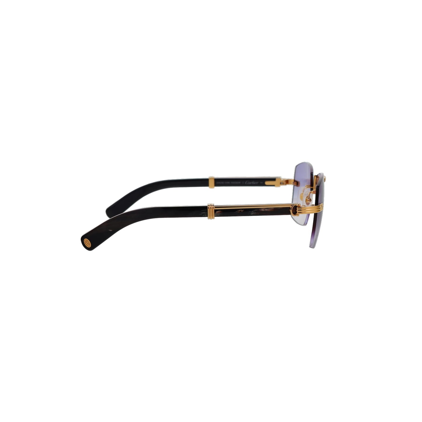 Cartier Custom Première de Cartier Black Sunglasses by MEG