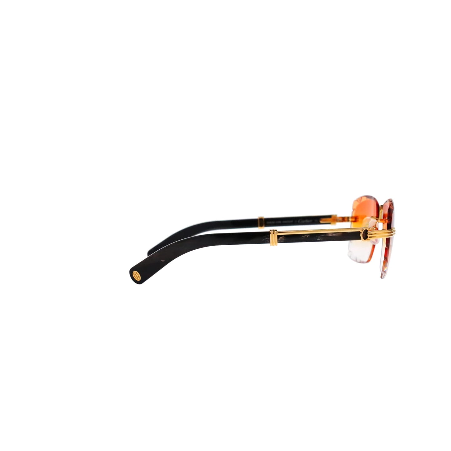 Cartier Custom Première de Cartier Black Sunglasses by MEG
