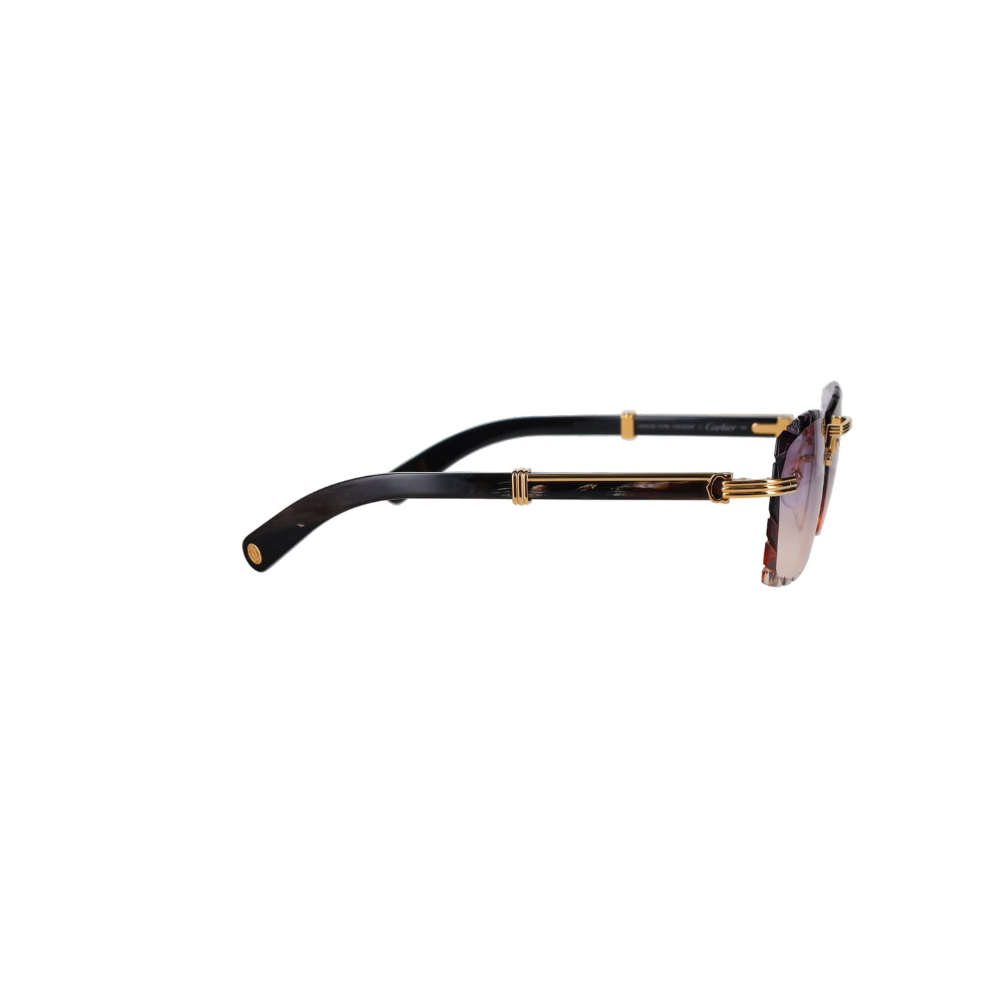 Cartier Custom Première de Cartier Black Sunglasses by MEG