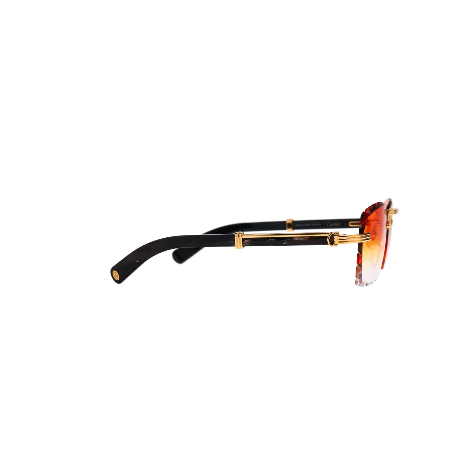 Cartier Custom Première de Cartier Black Sunglasses by MEG