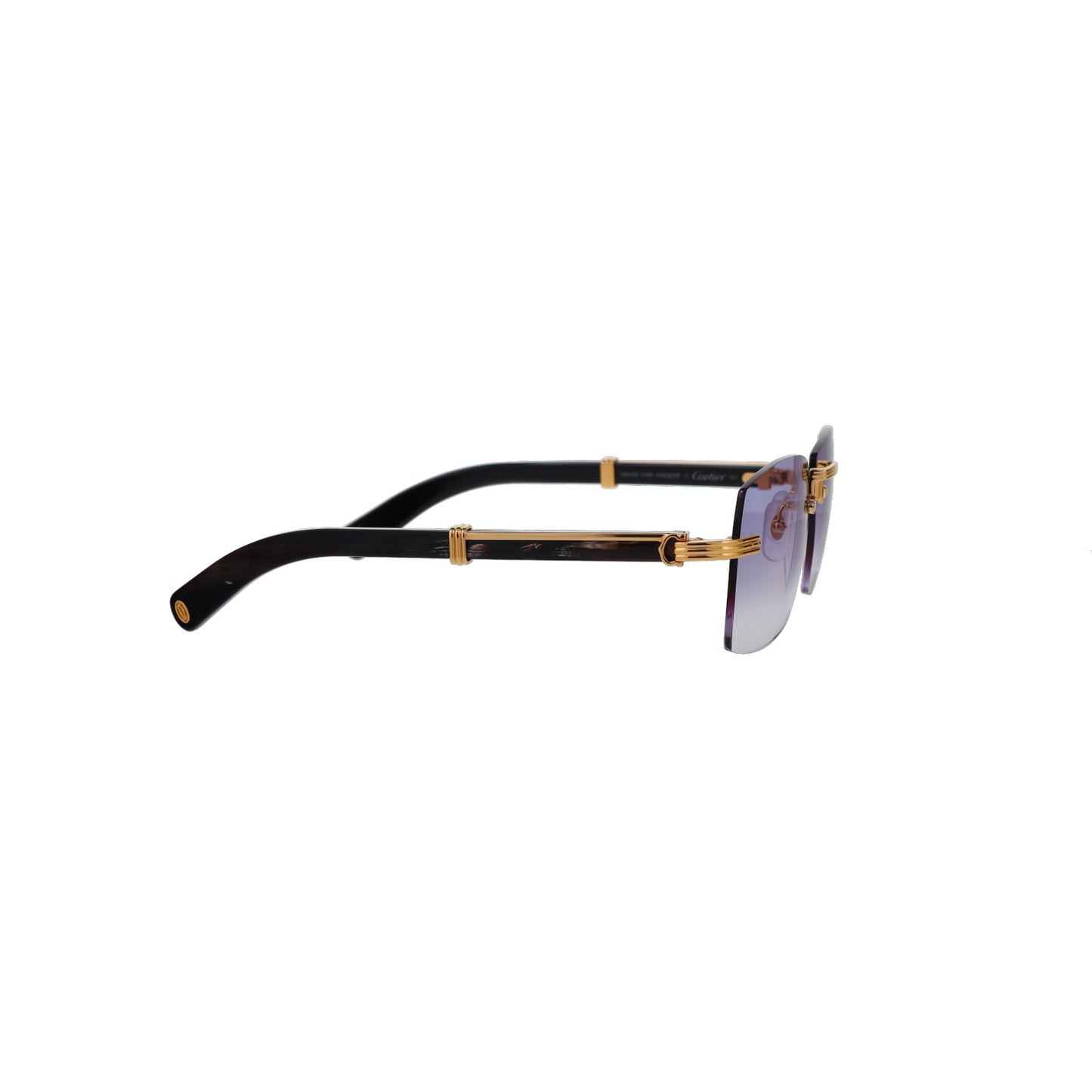 Cartier Custom Première de Cartier Black Sunglasses by MEG