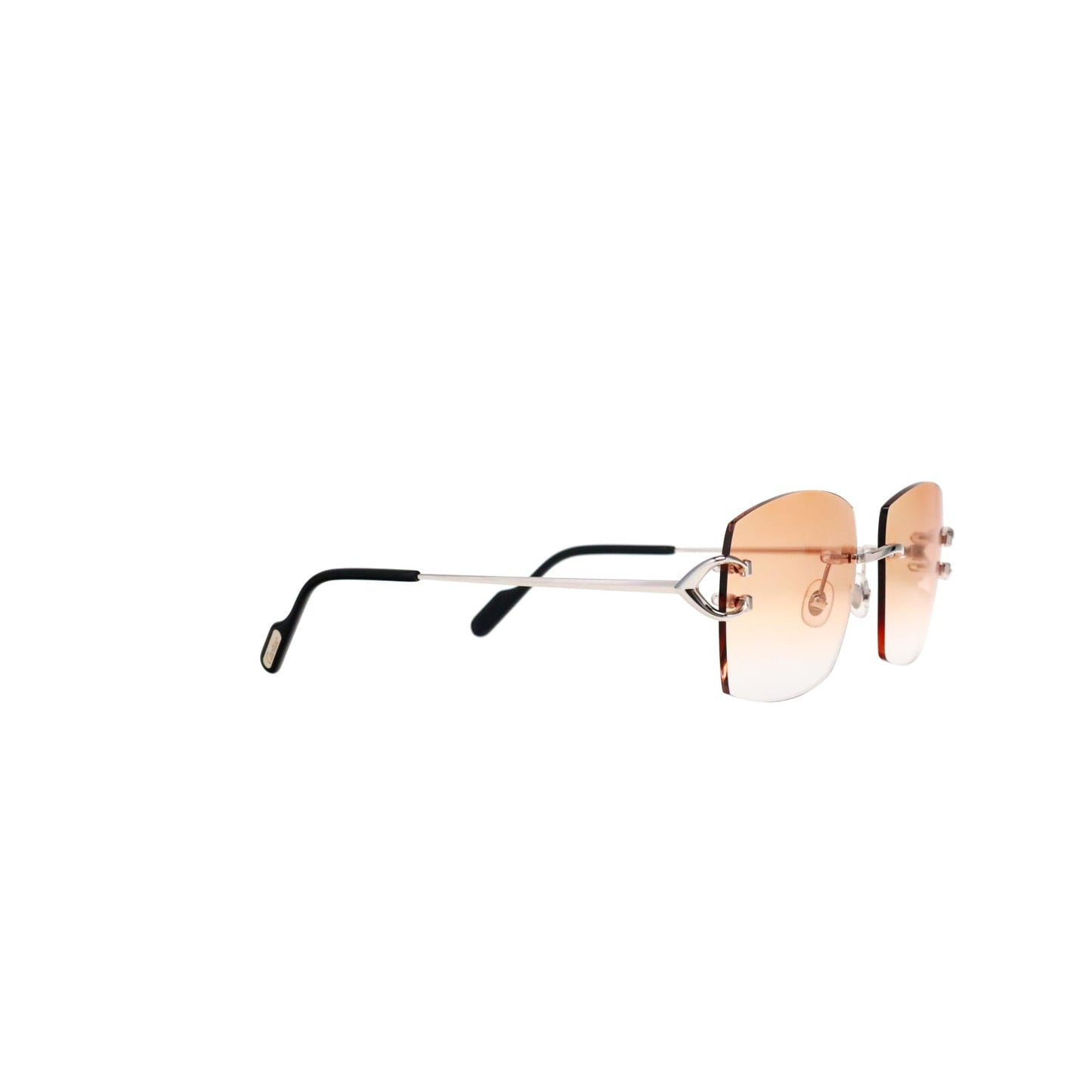 Cartier Custom Vintage Double C Mykonos Platinum Sunglasses by MEG