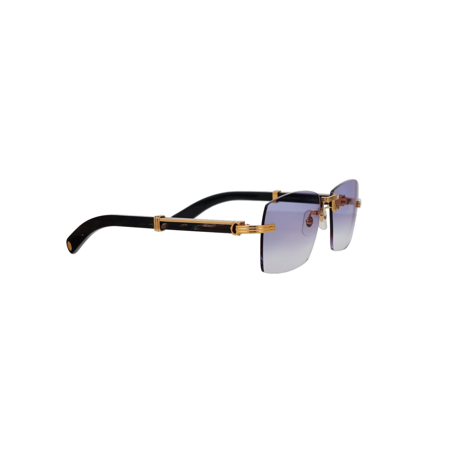 Cartier Custom Première de Cartier Black Sunglasses by MEG