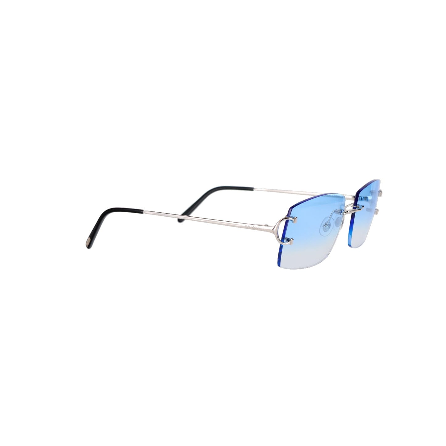 Cartier Custom Double C Brooklyn Platinum Sunglasses by MEG