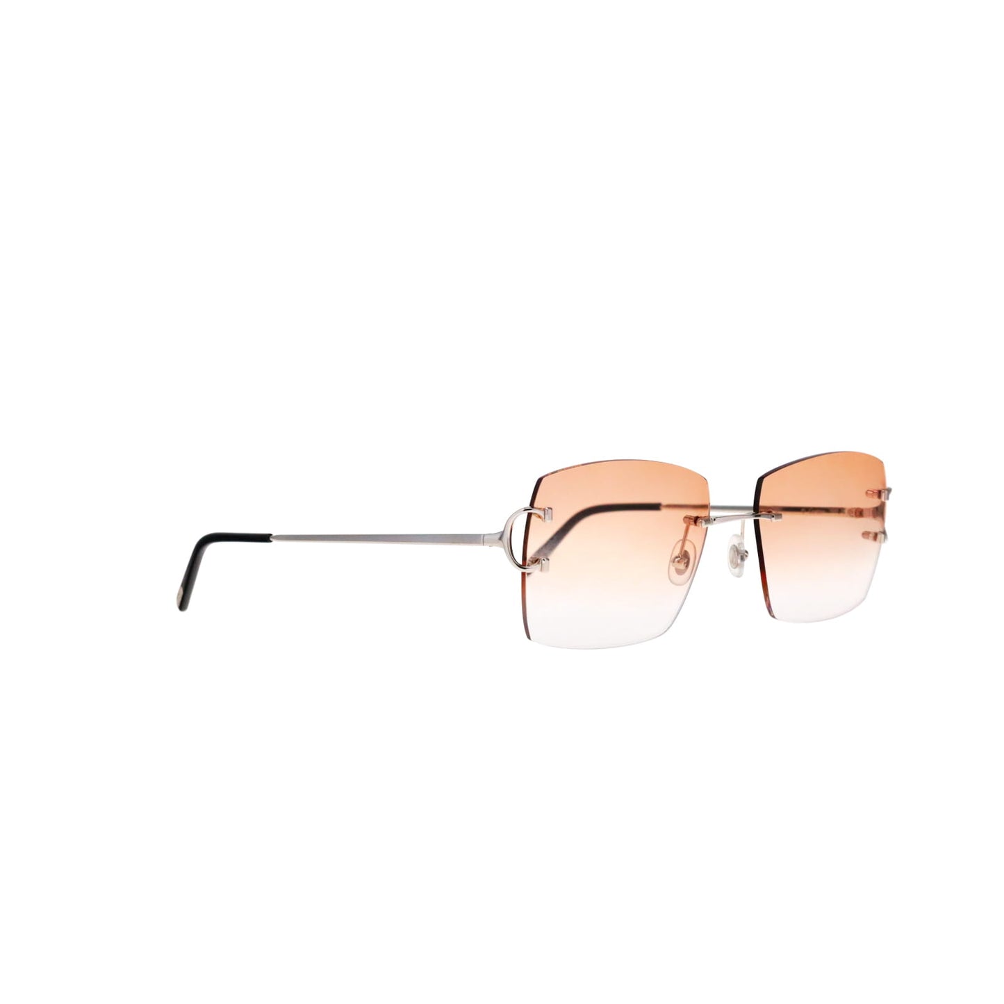 Cartier Custom Double C Mykonos Platinum Sunglasses by MEG