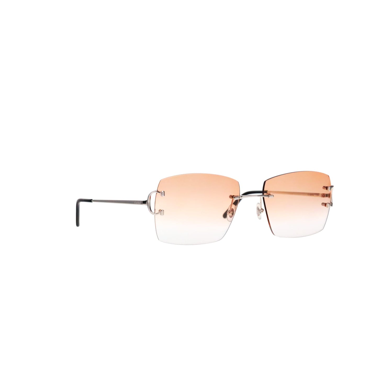 Cartier Custom Double C Mykonos Platinum Sunglasses by MEG