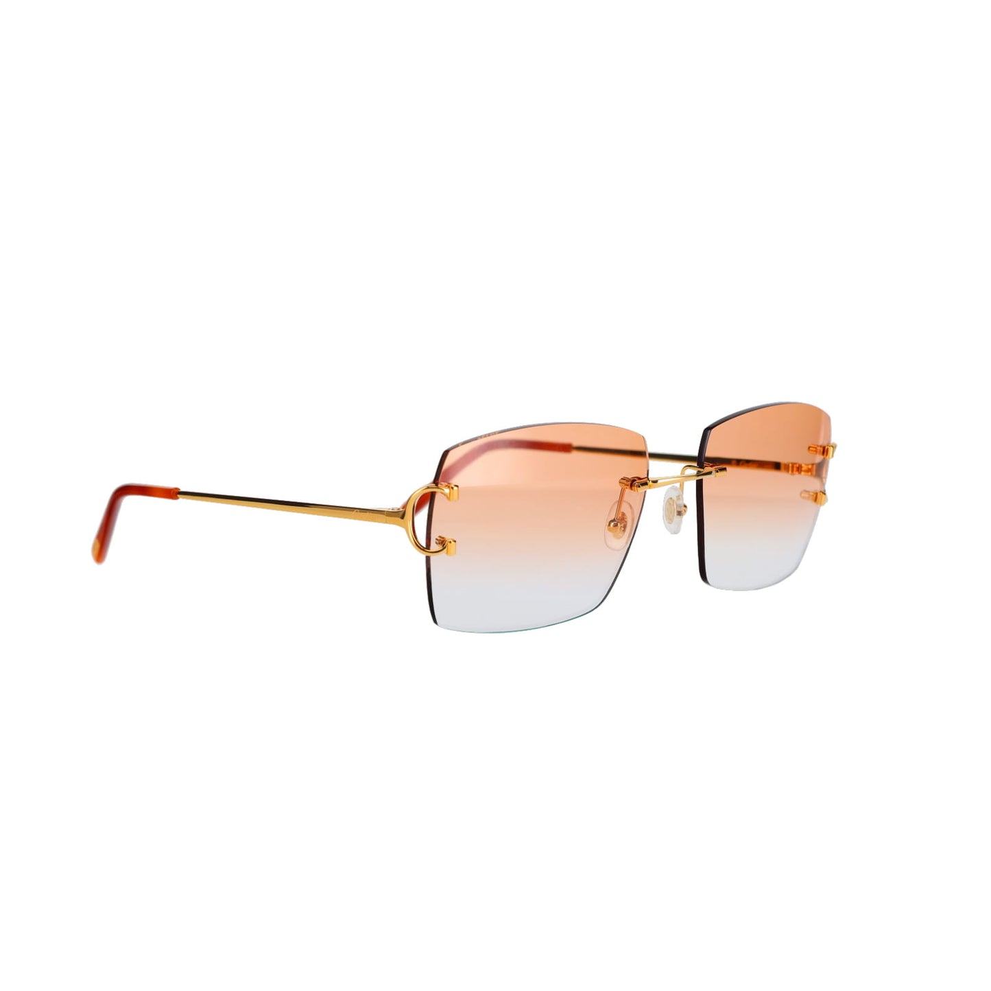 Cartier Custom Double C Mykonos Gold Sunglasses by MEG