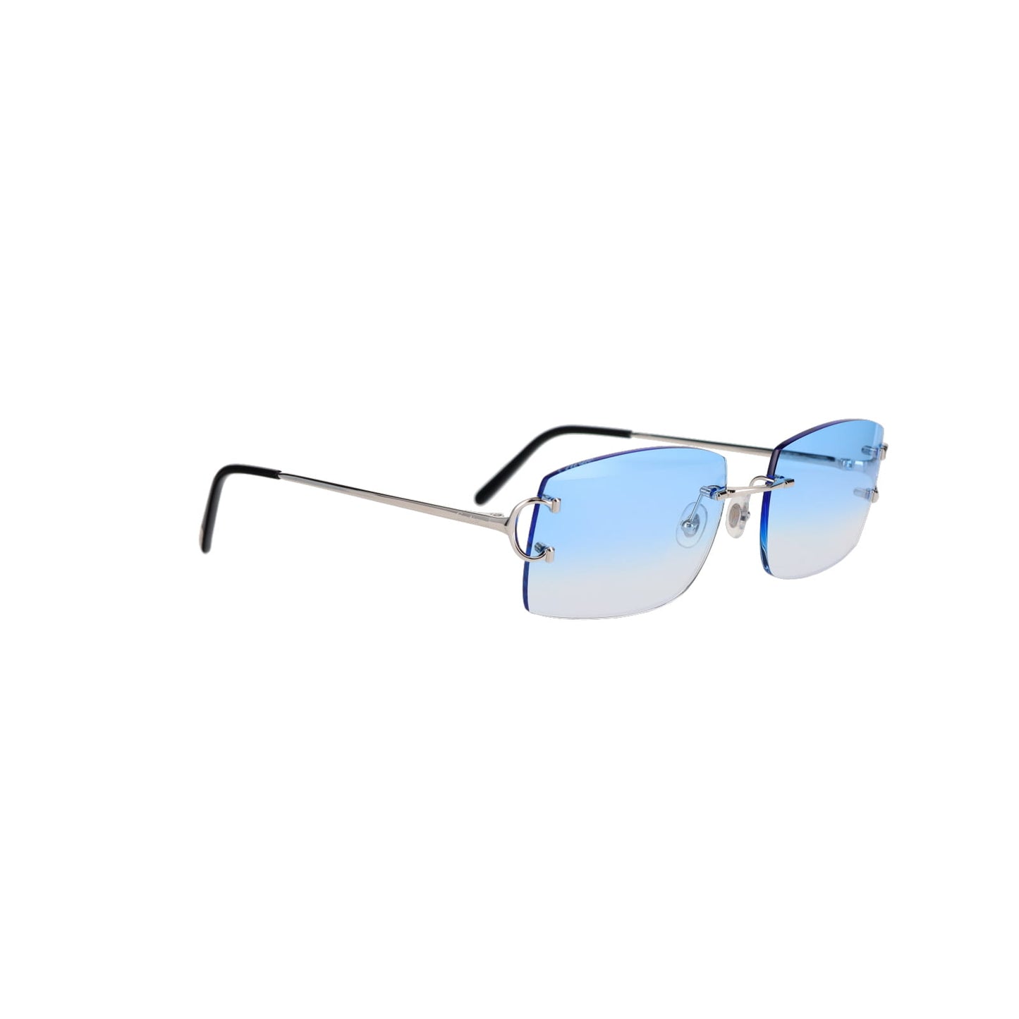 Cartier Custom Double C Brooklyn Platinum Sunglasses by MEG