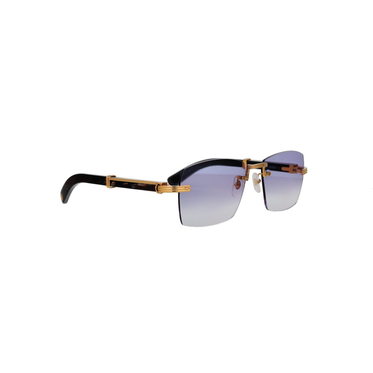 Cartier Custom Première de Cartier Black Sunglasses by MEG