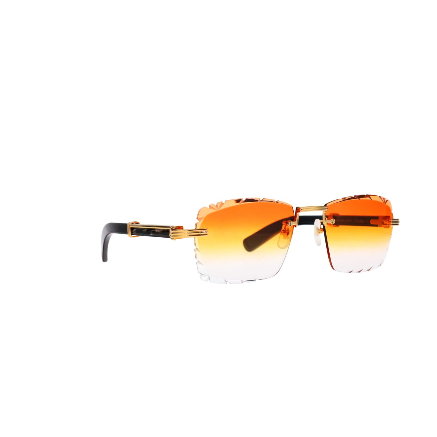 Cartier Custom Première de Cartier Black Sunglasses by MEG