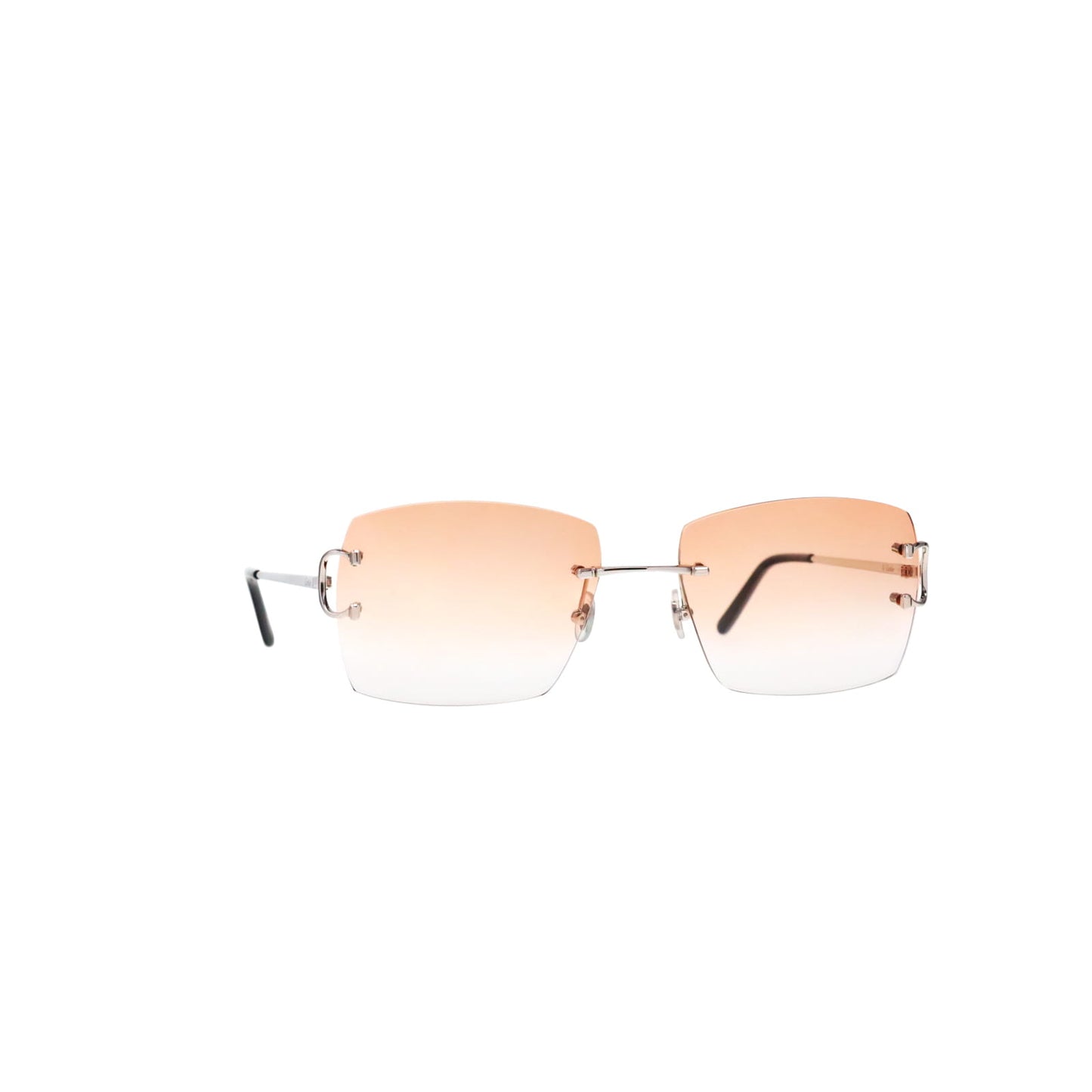 Cartier Custom Double C Mykonos Platinum Sunglasses by MEG