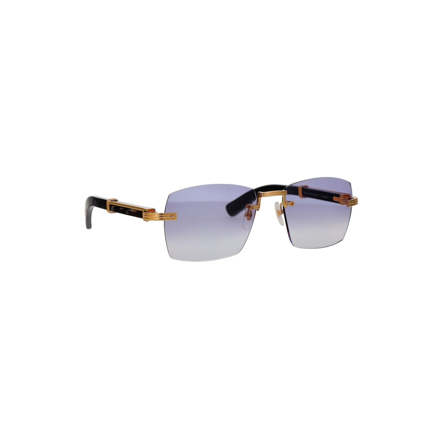 Cartier Custom Première de Cartier Black Sunglasses by MEG