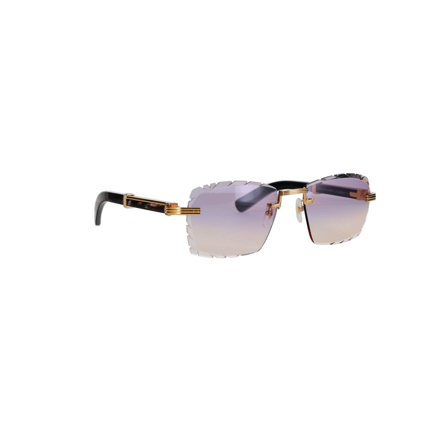 Cartier Custom Première de Cartier Black Sunglasses by MEG