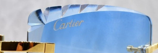 Do All Cartier Glasses Have the Logo on the Lens?