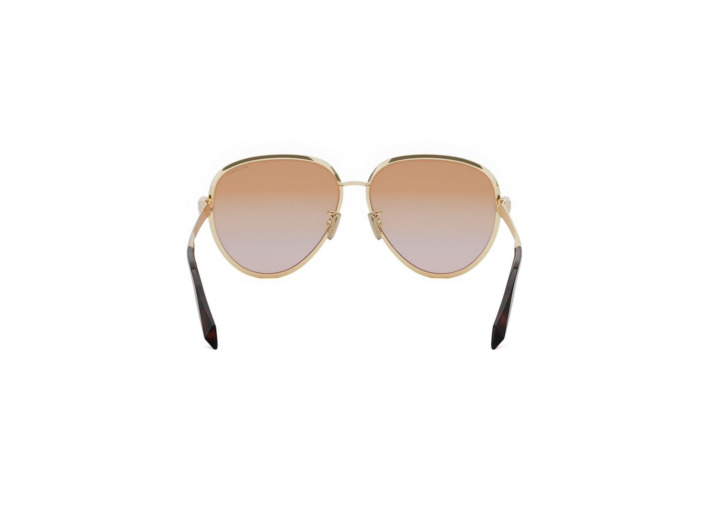 Gold Pilot Metal Sunglasses