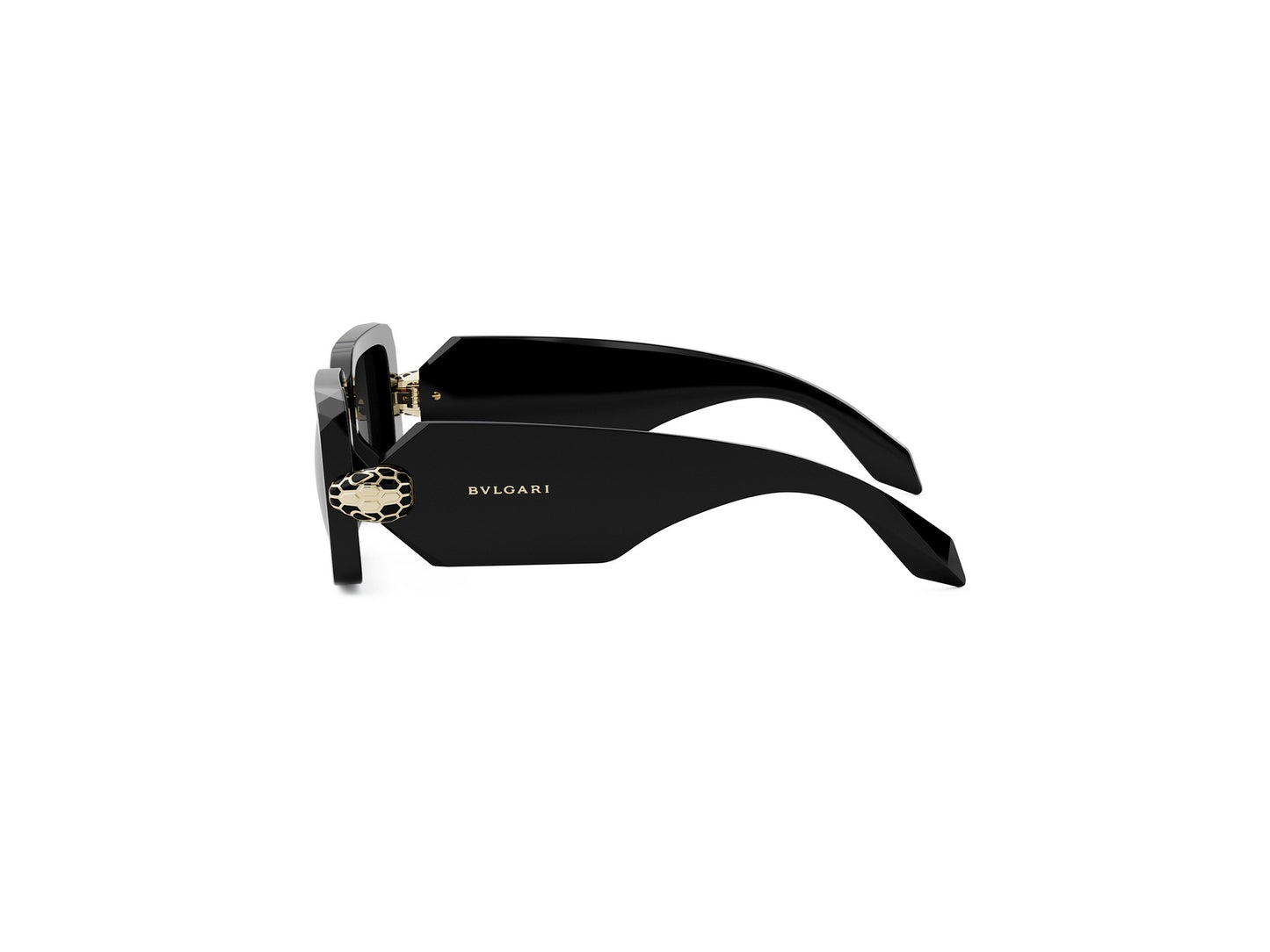 Black Rectangular Acetate Sunglasses
