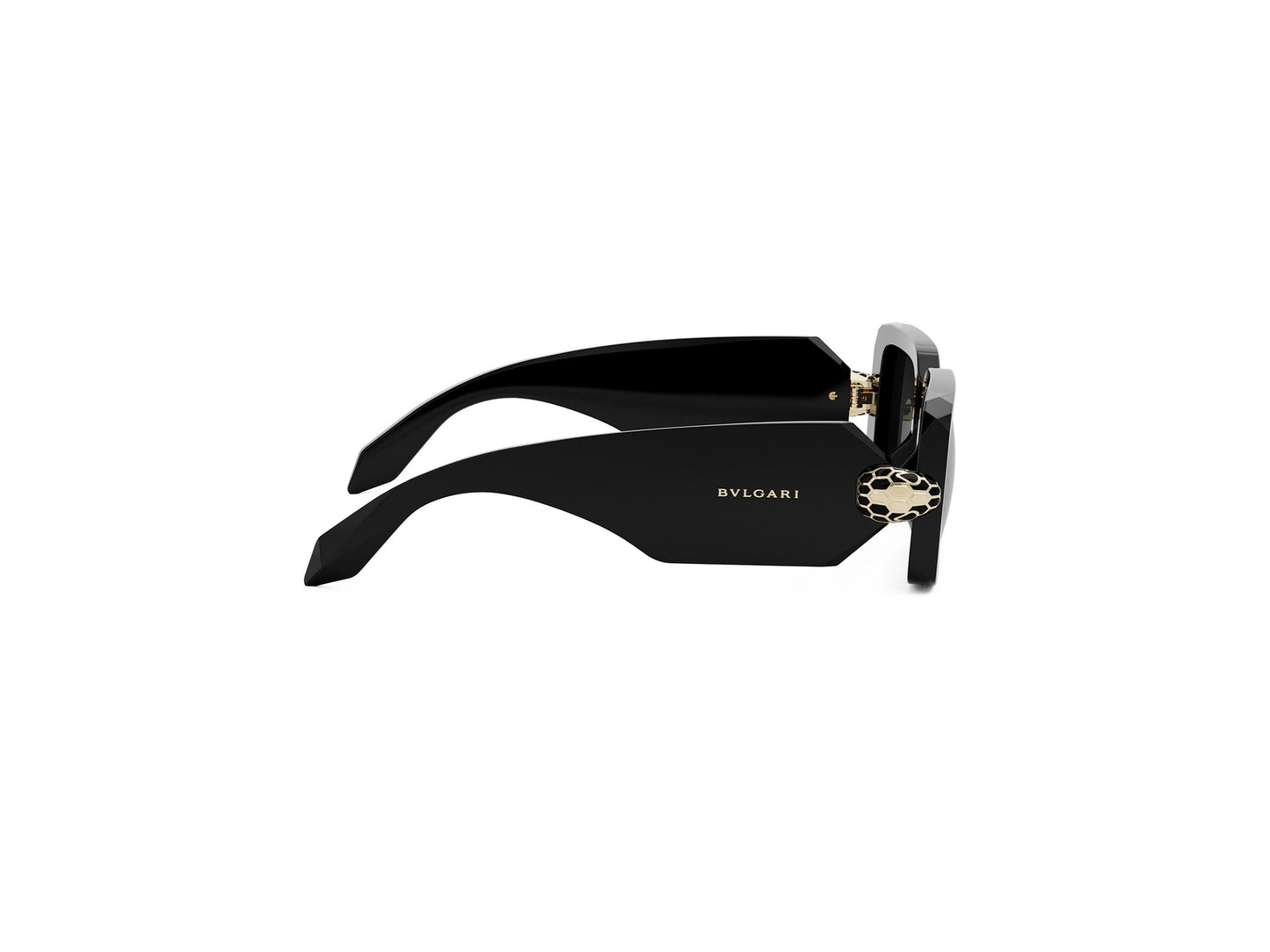 Black Rectangular Acetate Sunglasses