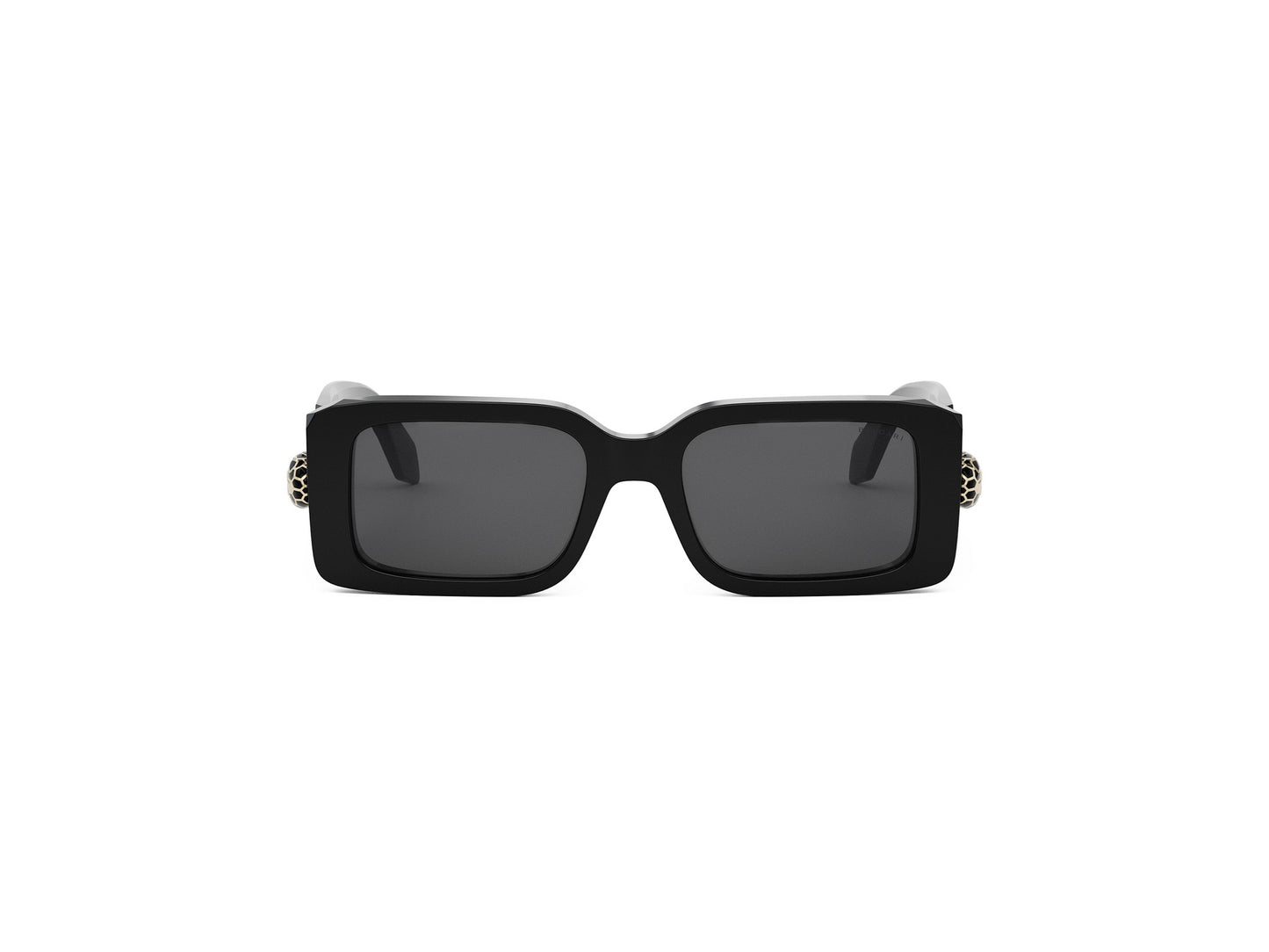 Black Rectangular Acetate Sunglasses