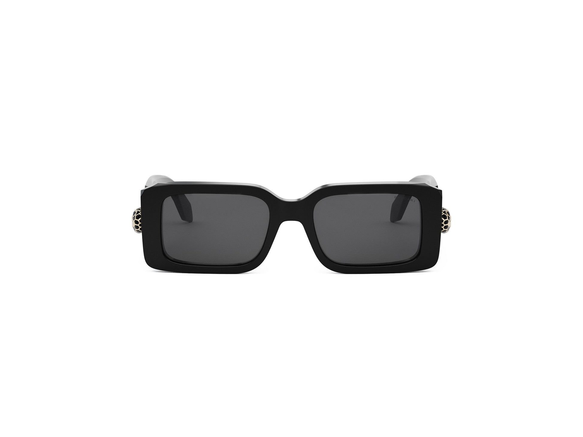 Black Rectangular Acetate Sunglasses