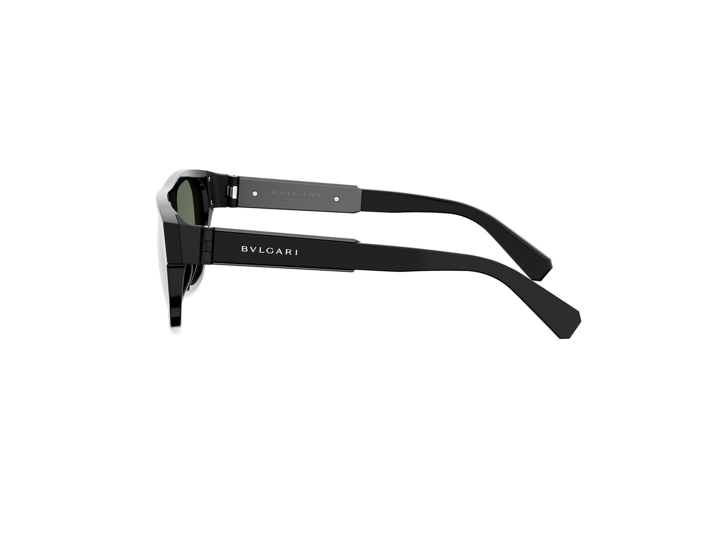 Black Rectangular Acetate Sunglasses