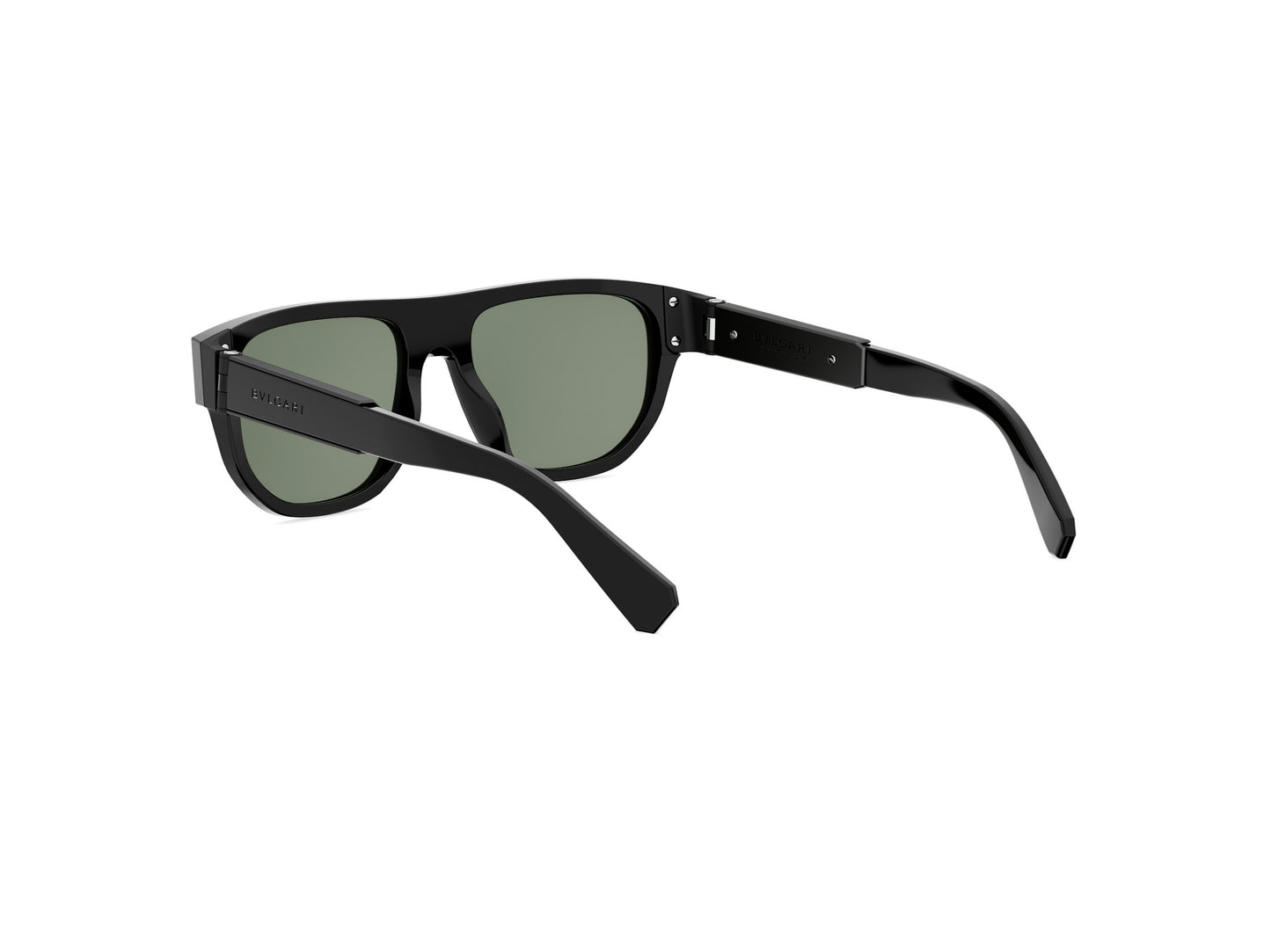 Black Rectangular Acetate Sunglasses