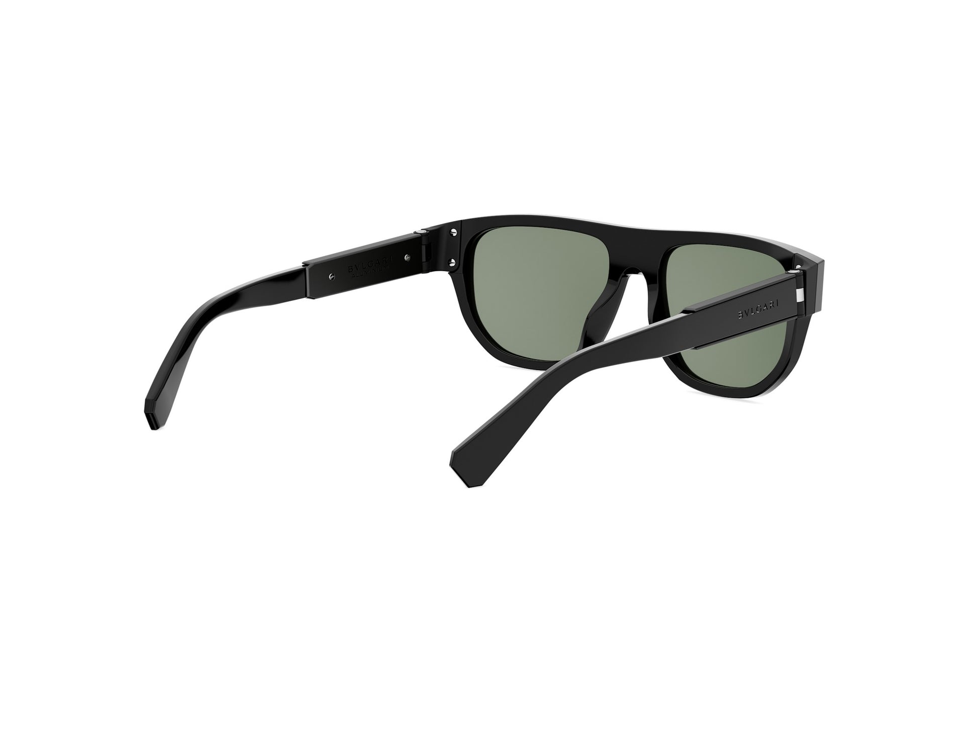 Black Rectangular Acetate Sunglasses