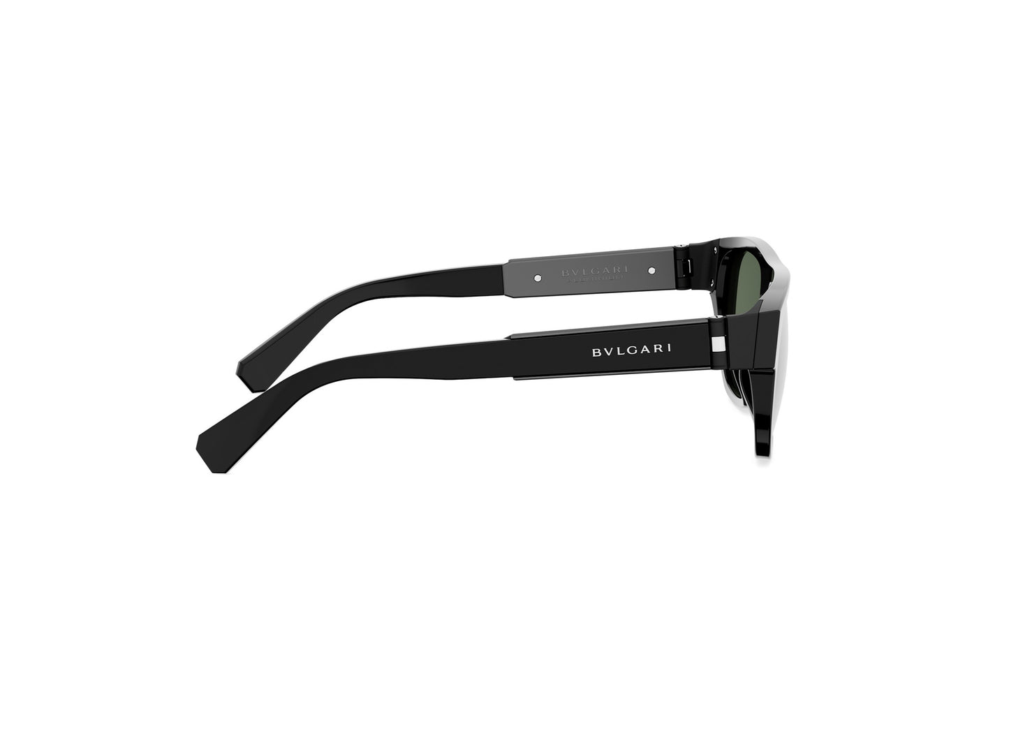 Black Rectangular Acetate Sunglasses