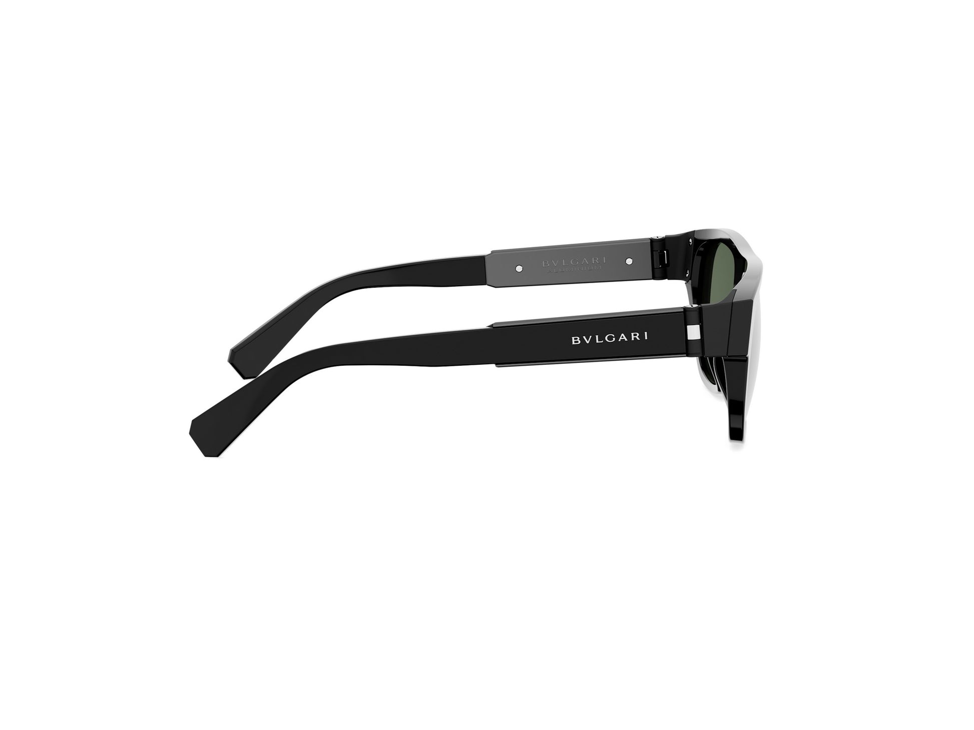 Black Rectangular Acetate Sunglasses