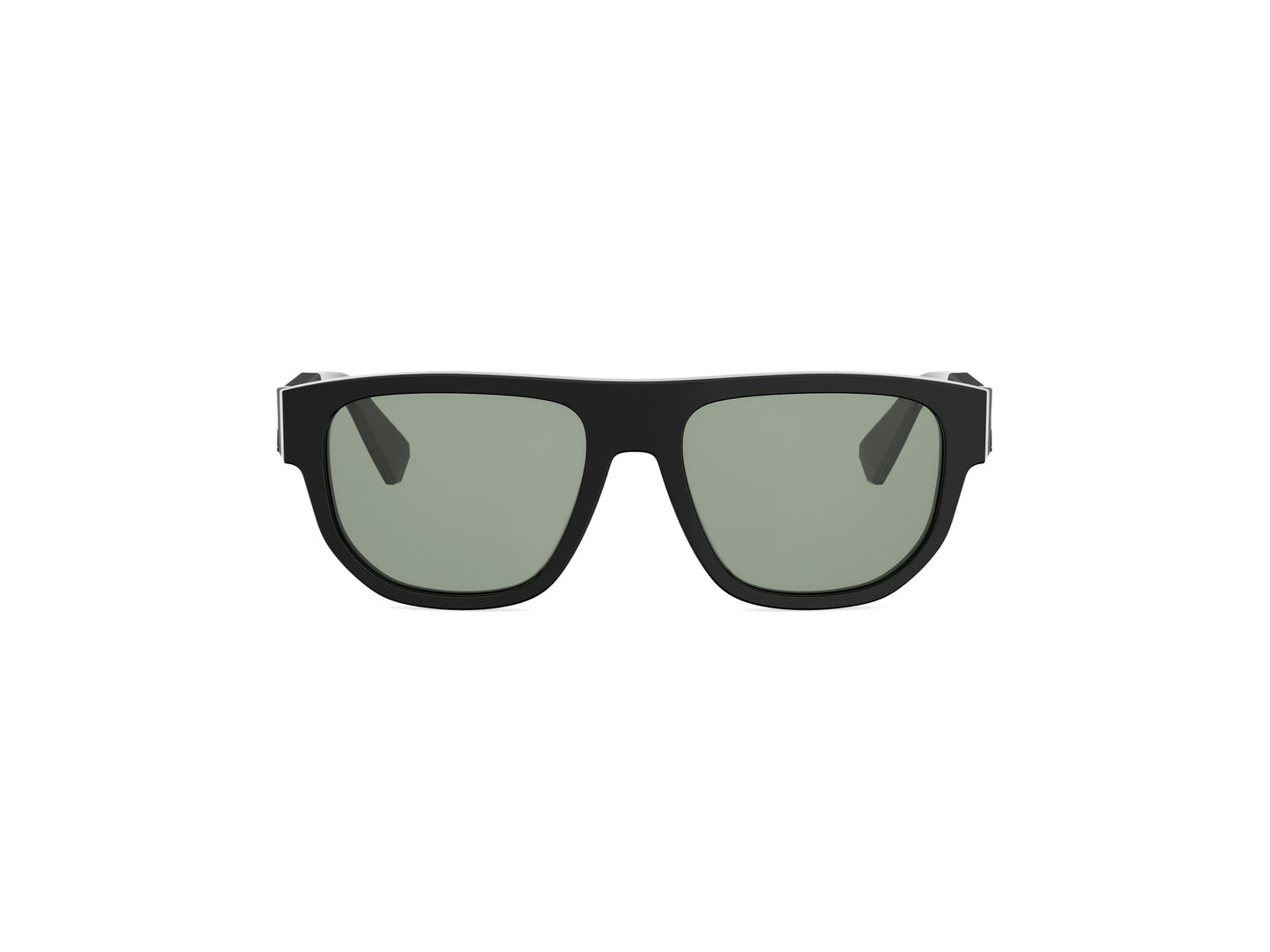 Black Rectangular Acetate Sunglasses
