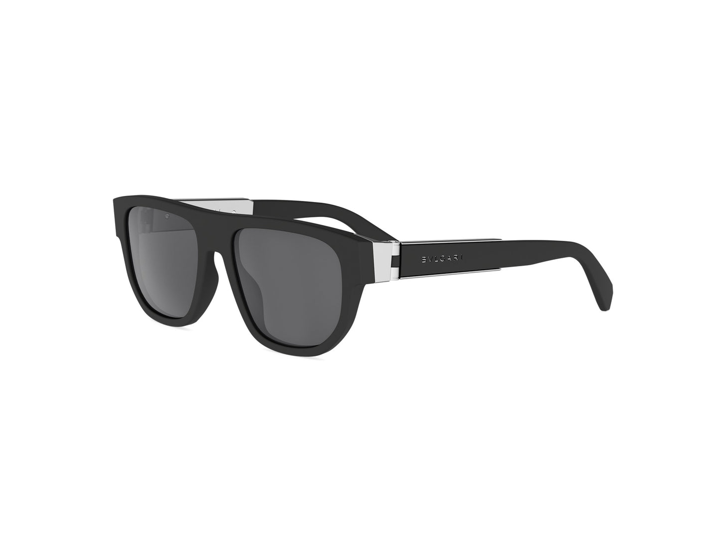 Black Rectangular Acetate Sunglasses