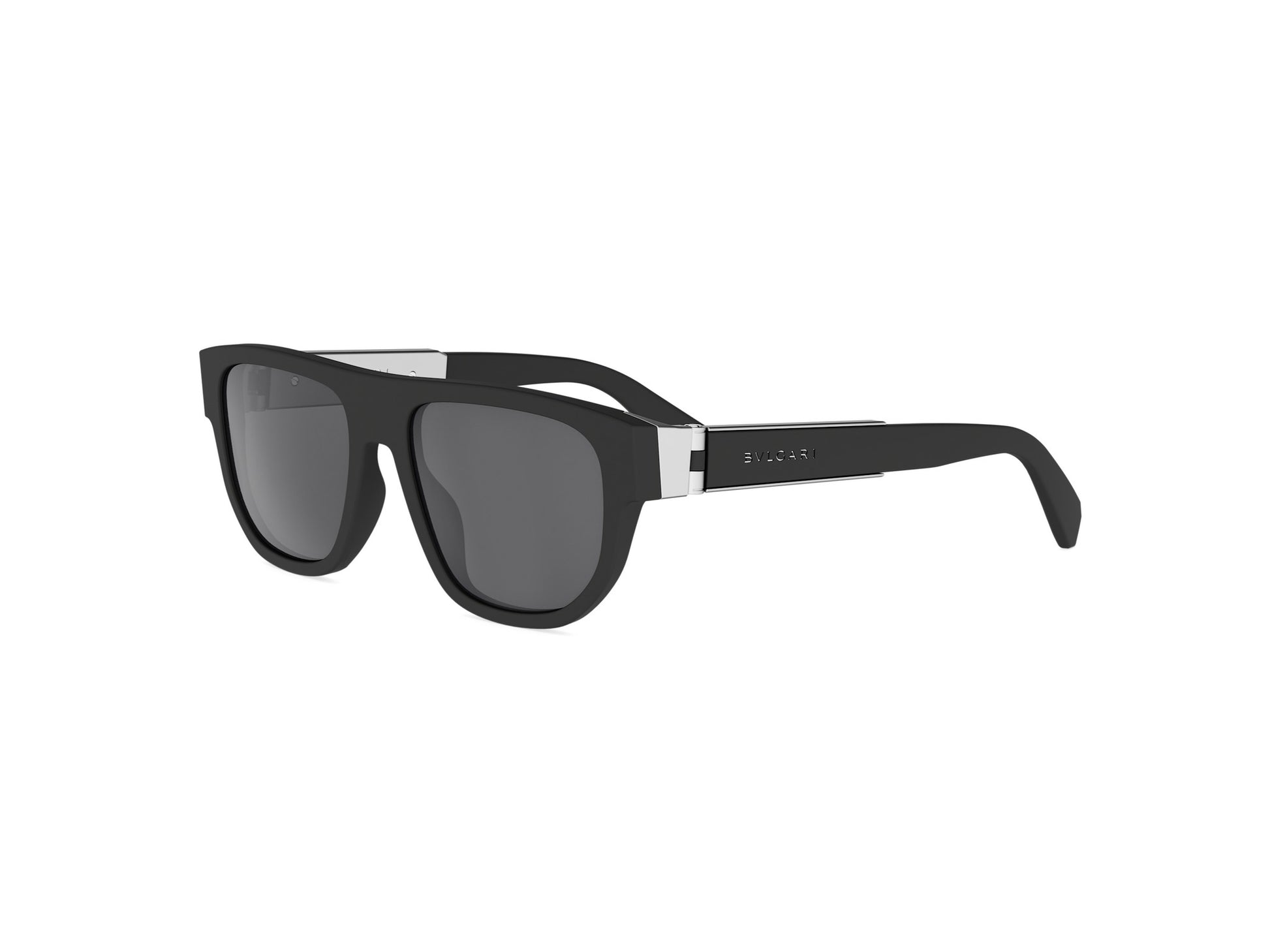 Black Rectangular Acetate Sunglasses