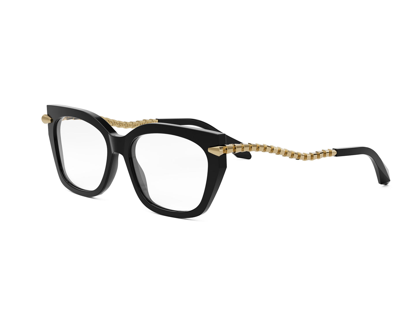 Black Cat-Eye Acetate Eyeglasses