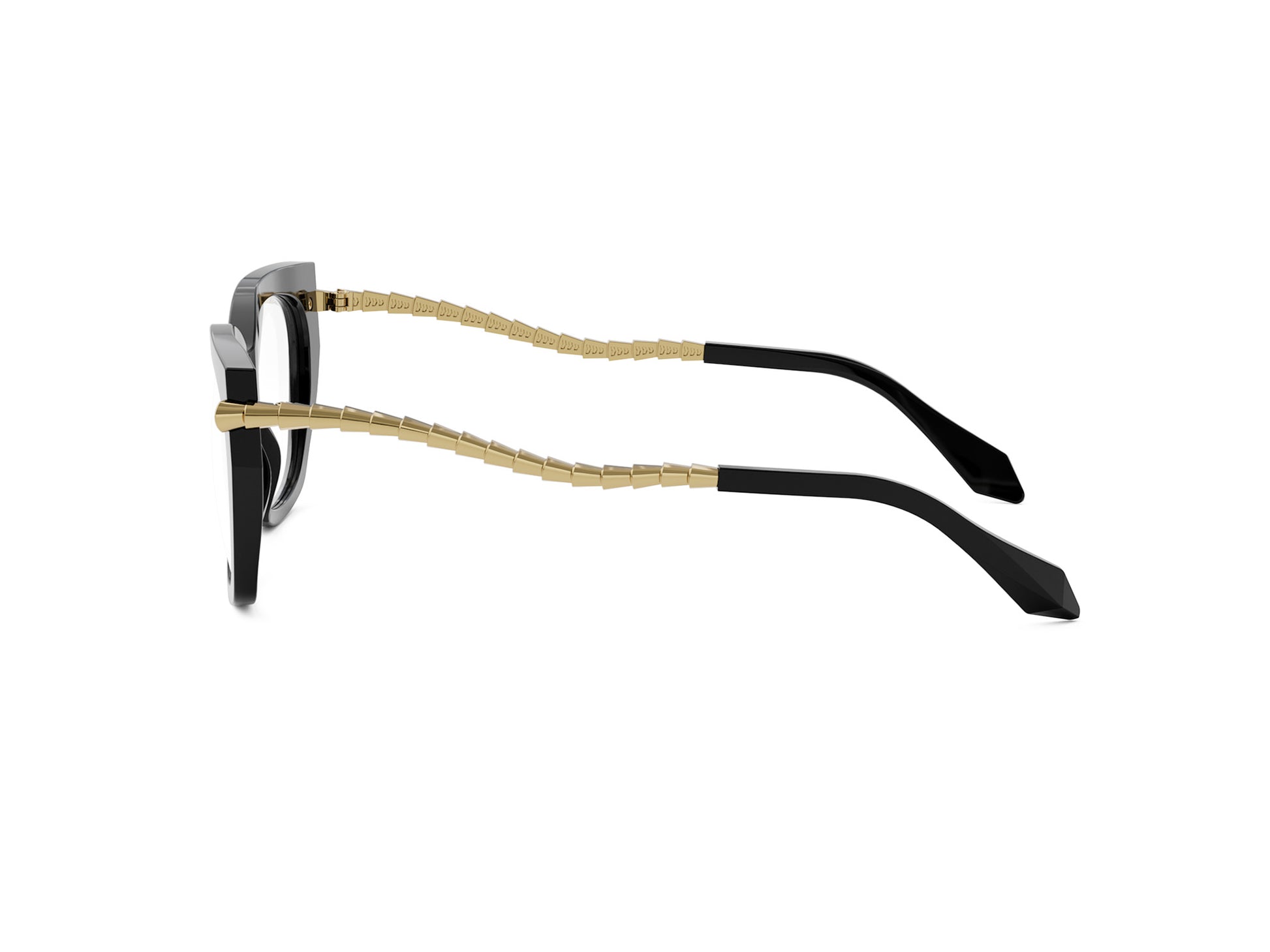 Black Cat-Eye Acetate Eyeglasses