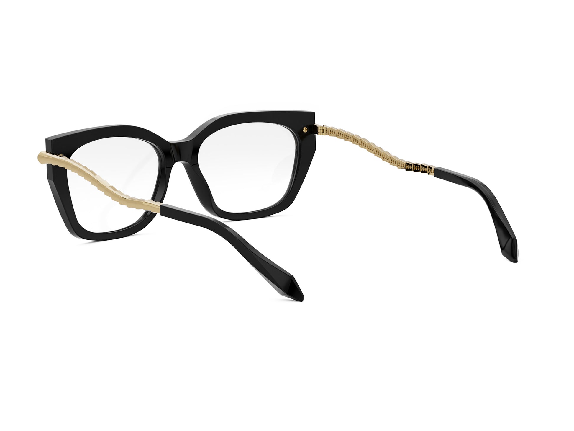 Black Cat-Eye Acetate Eyeglasses