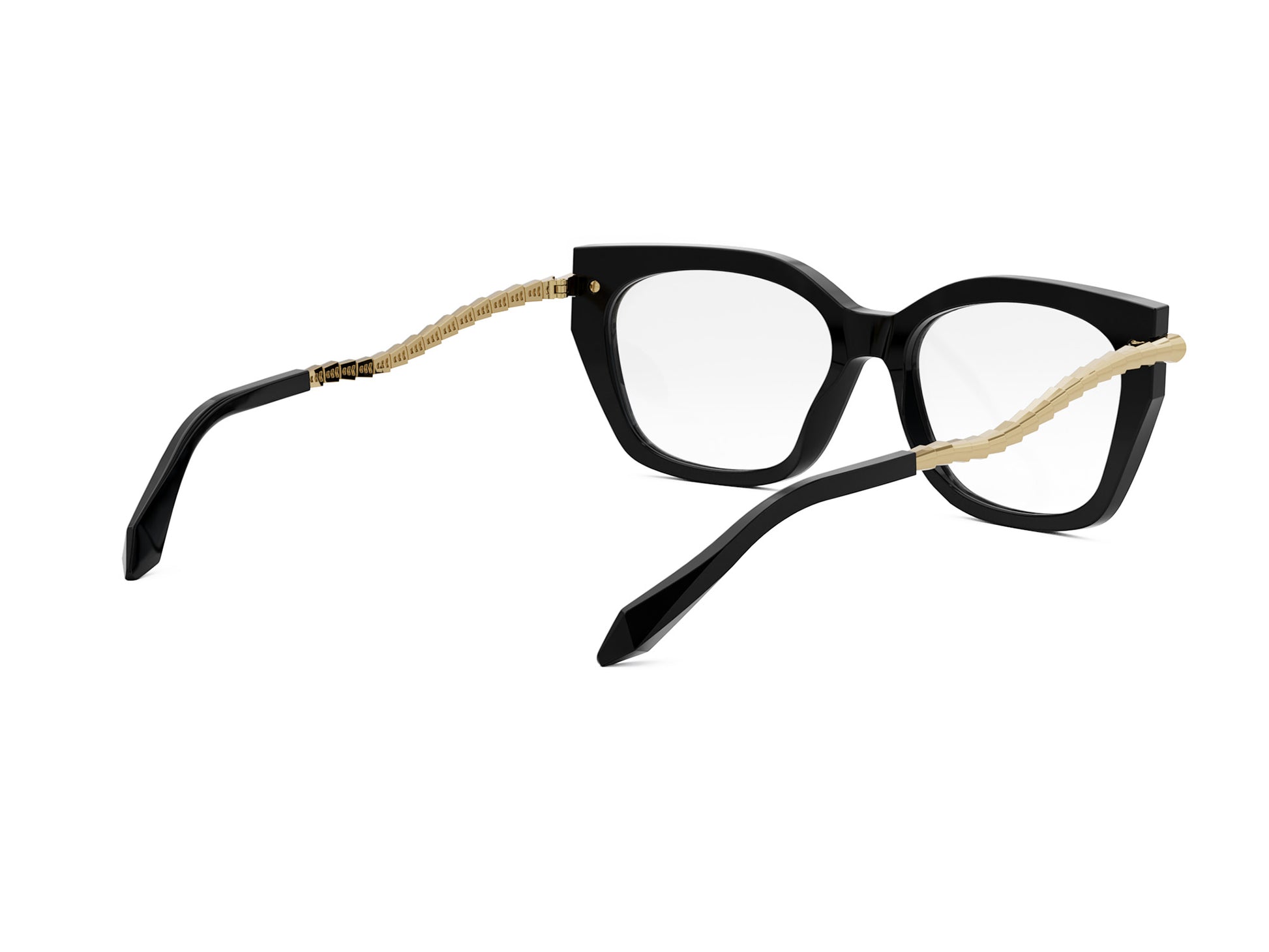 Black Cat-Eye Acetate Eyeglasses