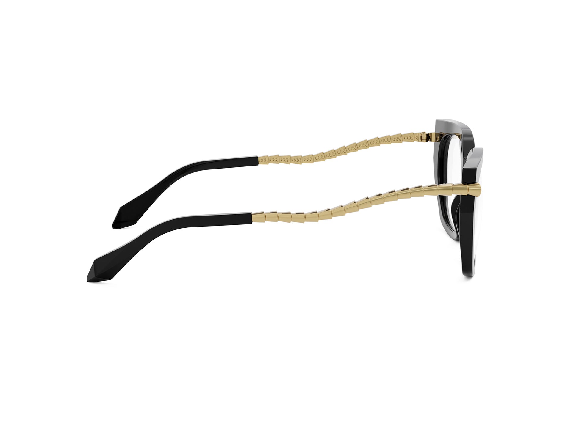 Black Cat-Eye Acetate Eyeglasses